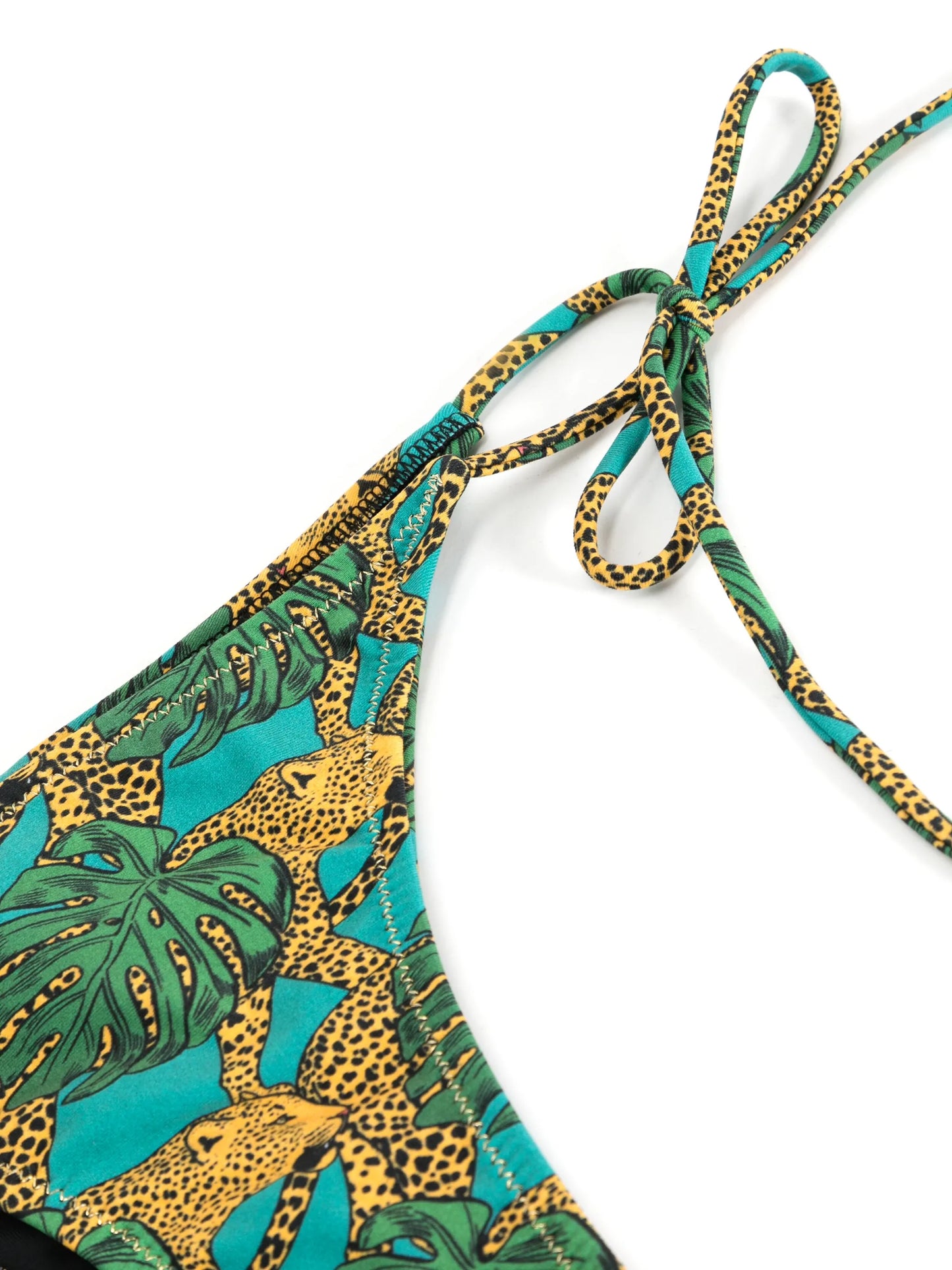 Miami Jungle Fever-print bikini set