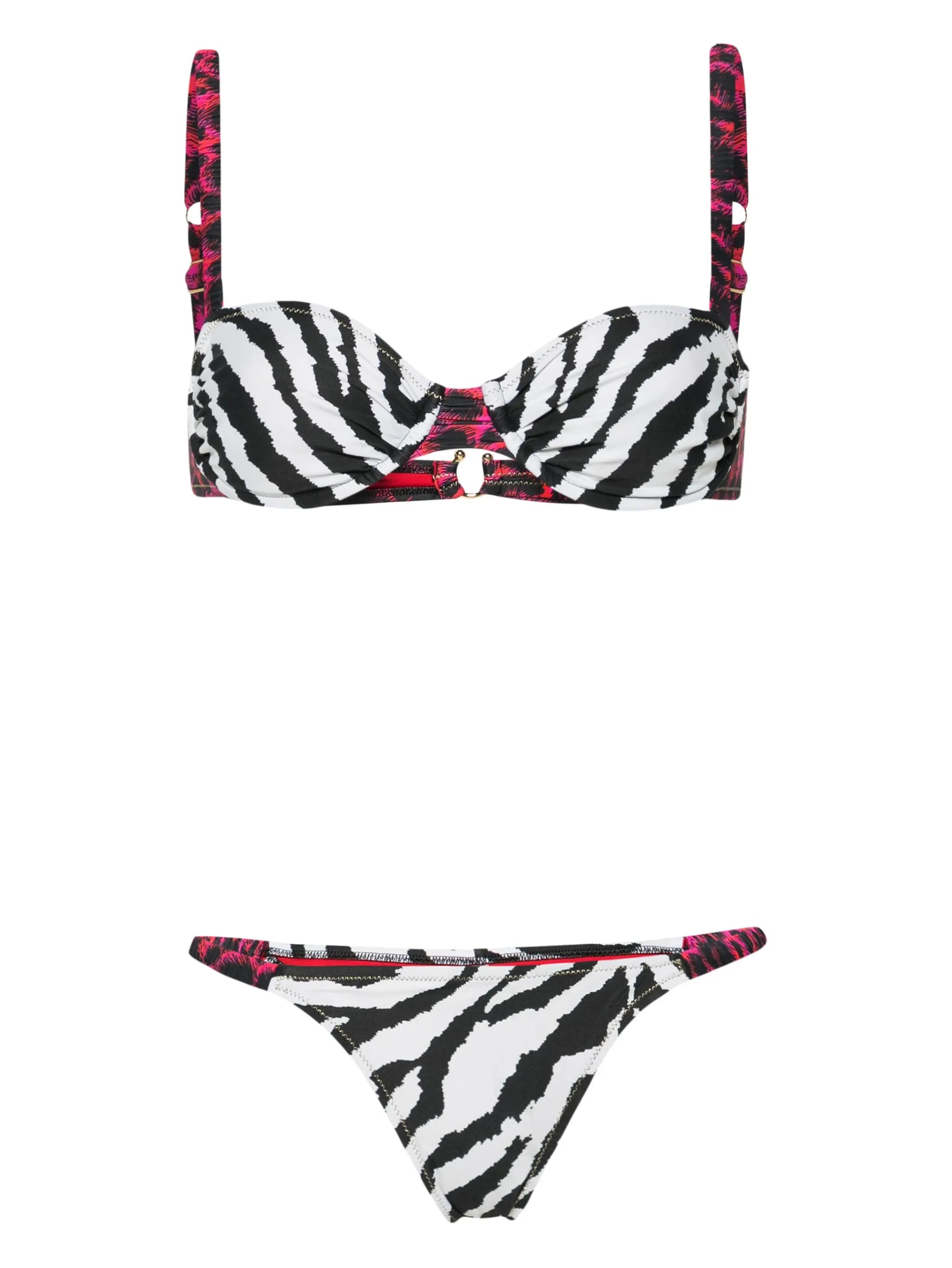 Marti animal-print bikini set