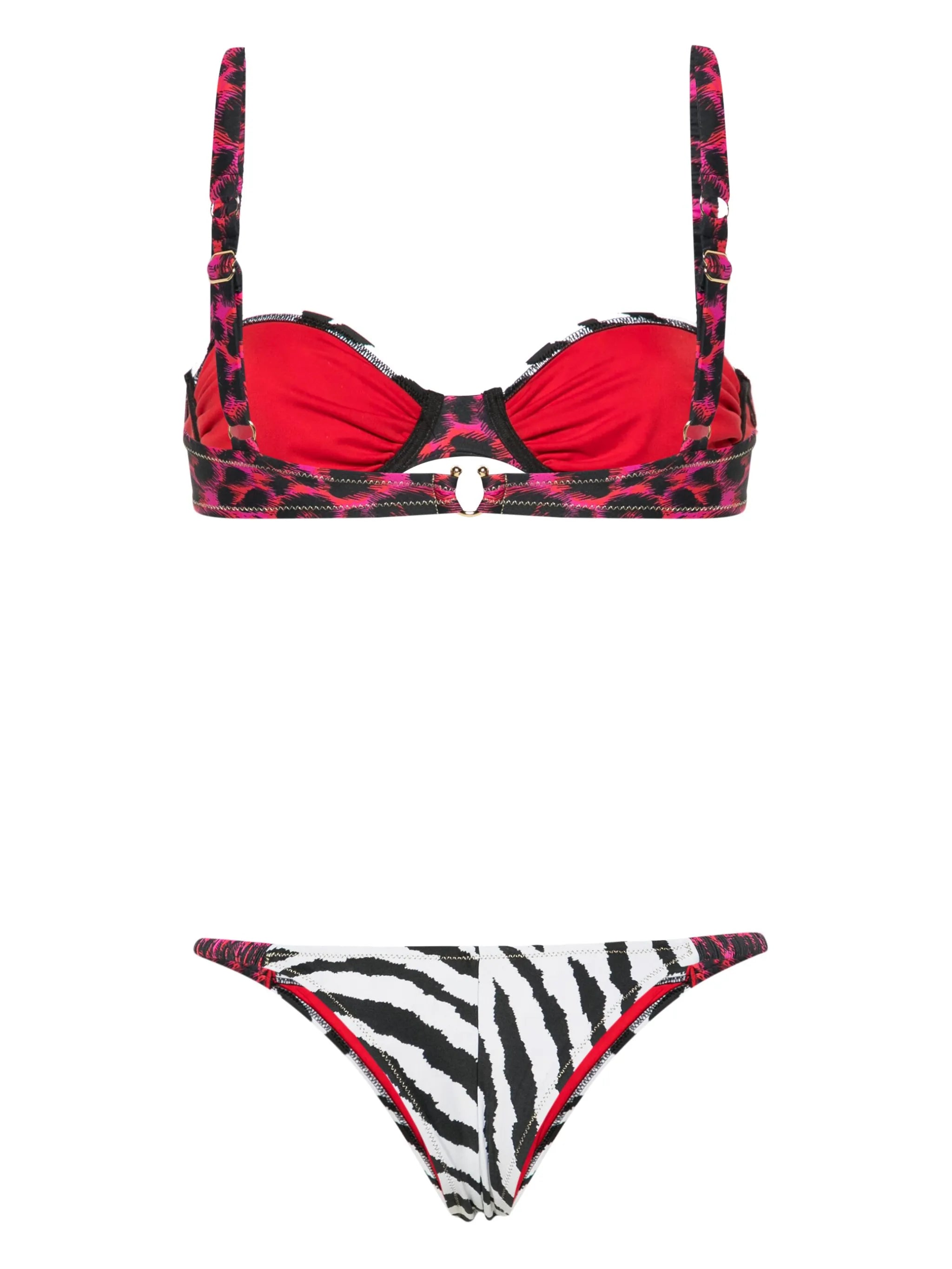 Marti animal-print bikini set