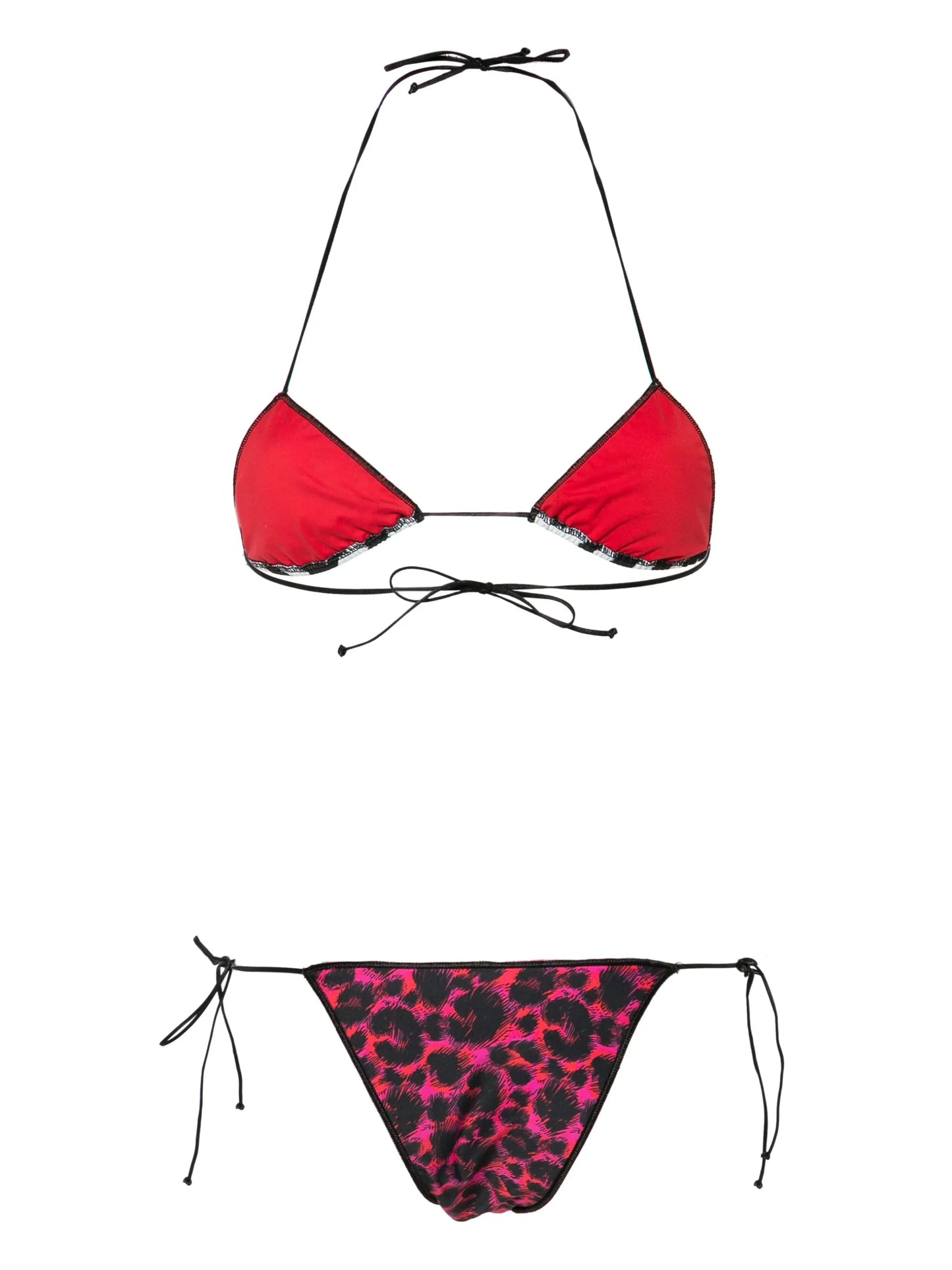 Sam animal-print bikini set