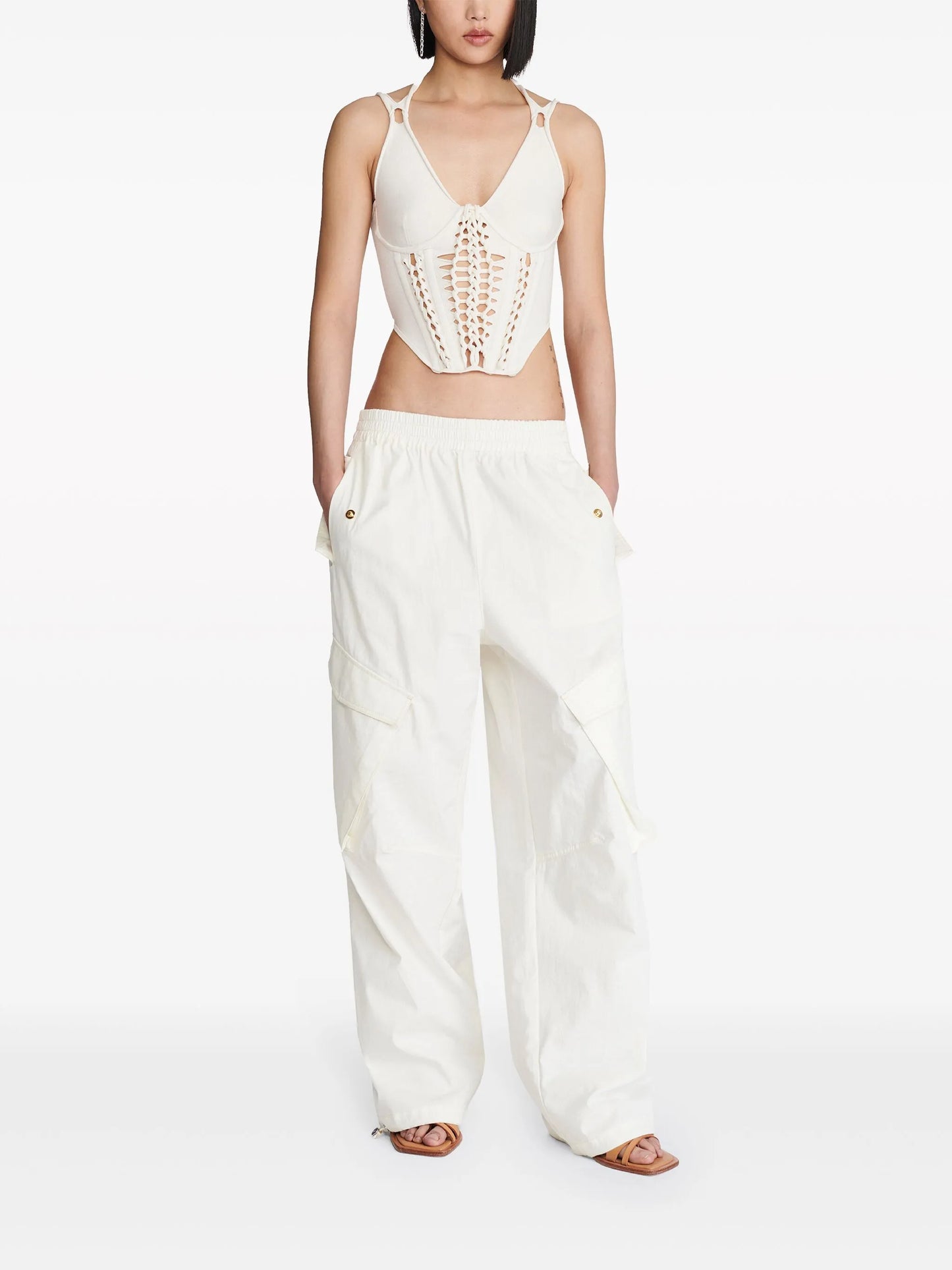 Braided corset top
