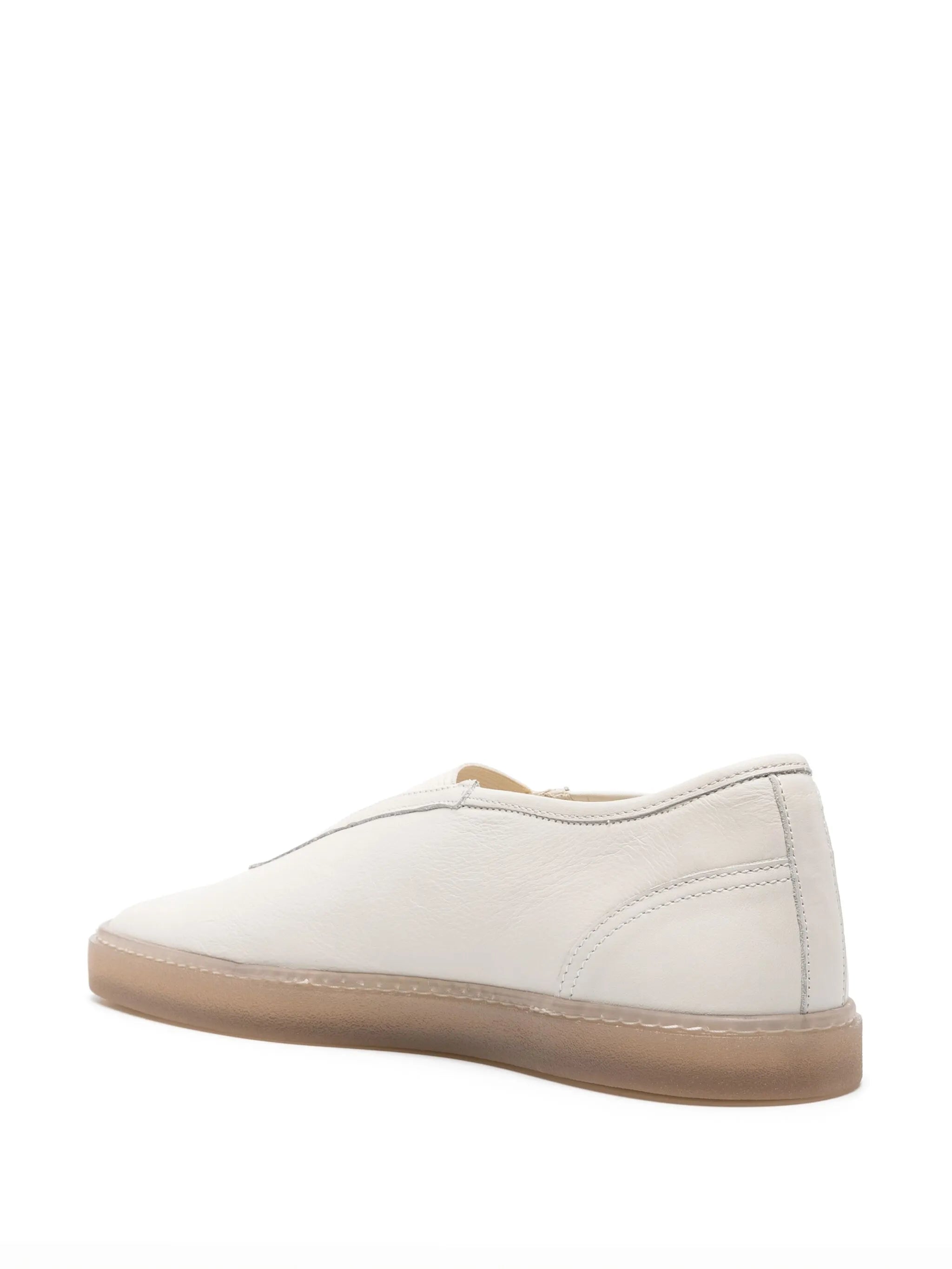 Linoleum slip-on leather sneakers