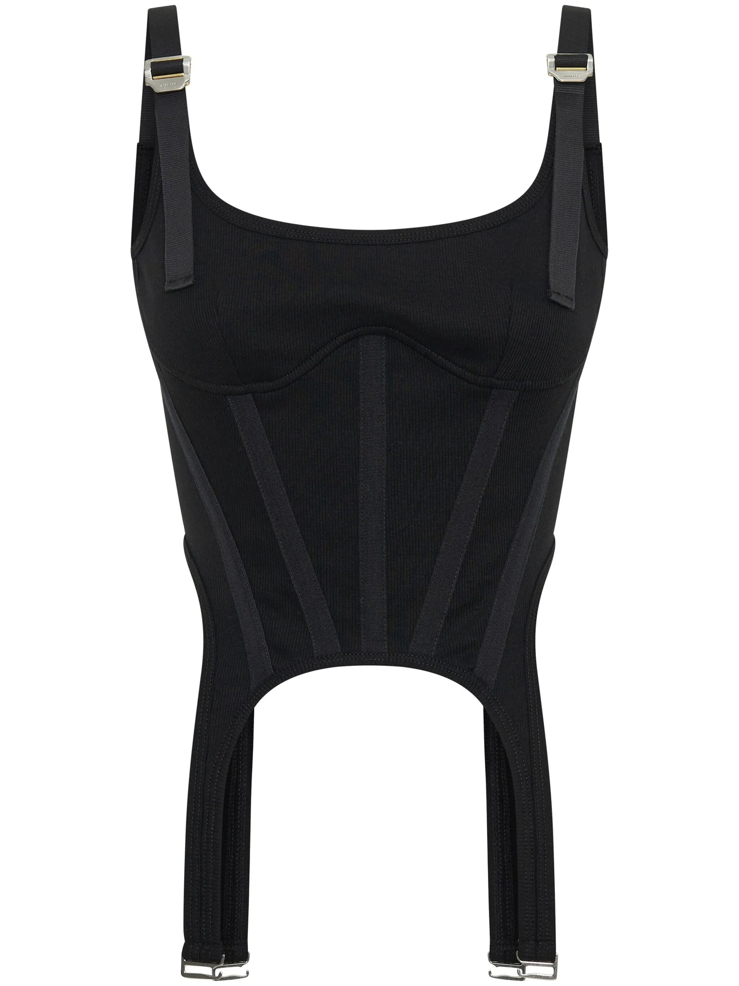 Safety Slider Rib Corset blouse