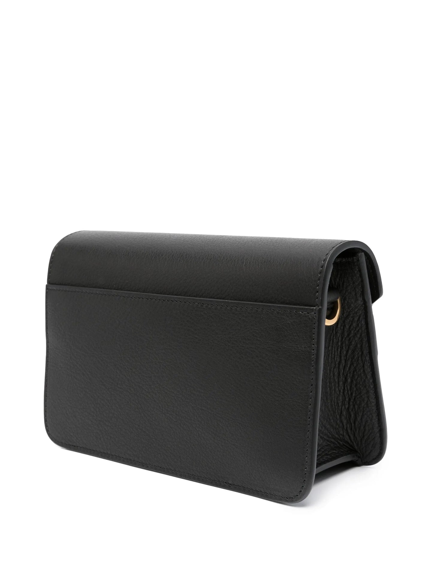 logo-lettering leather bag
