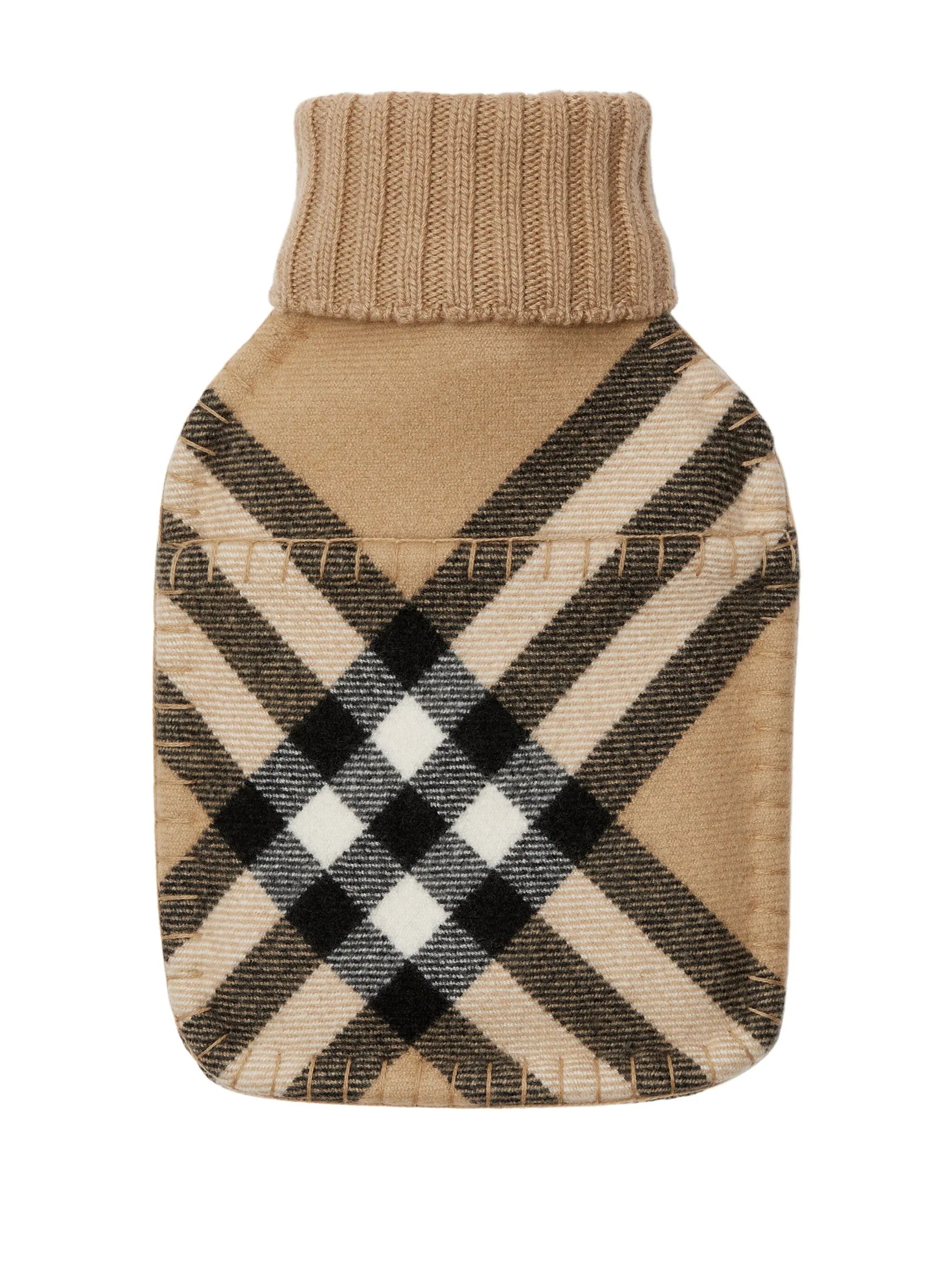 checked hot water bottle