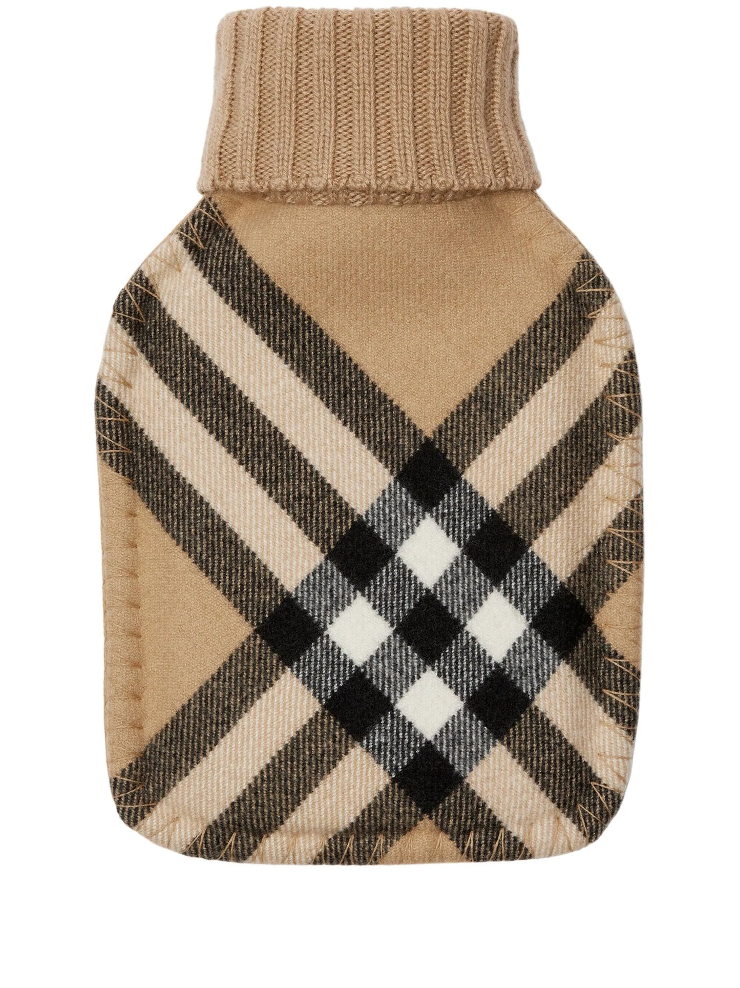 checked hot water bottle