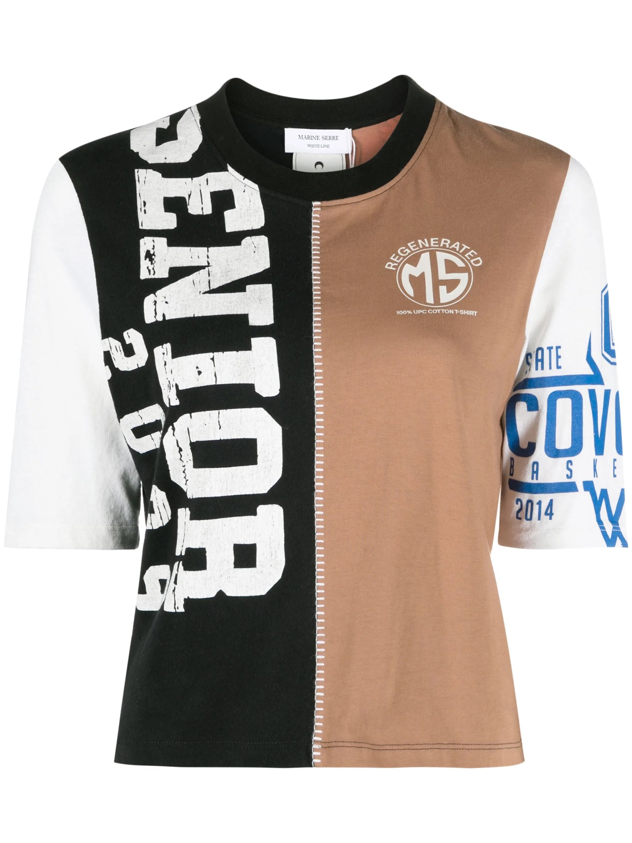 Regenerated graphic-print cotton T-shirt