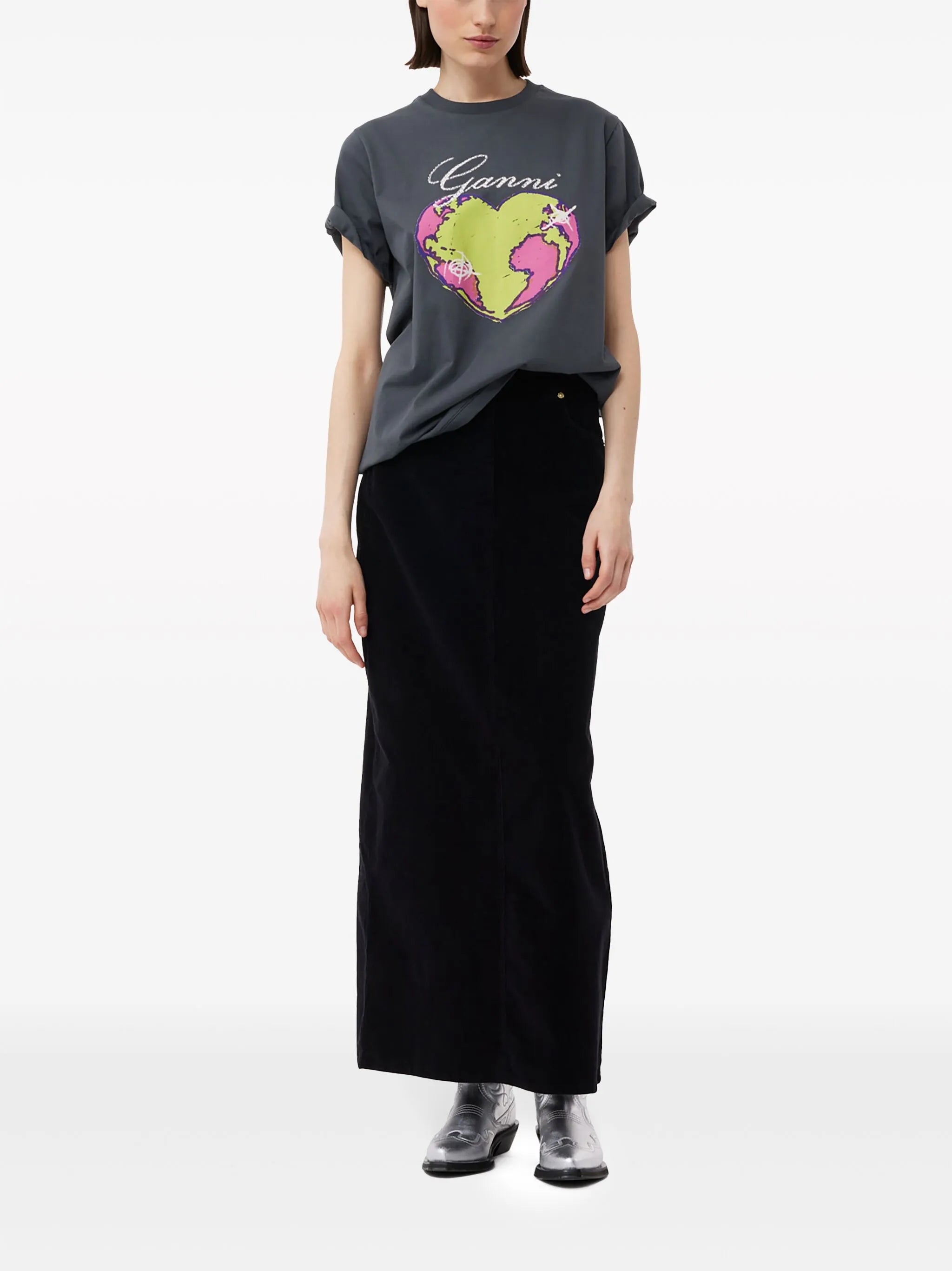 graphic-print organic cotton T-shirt