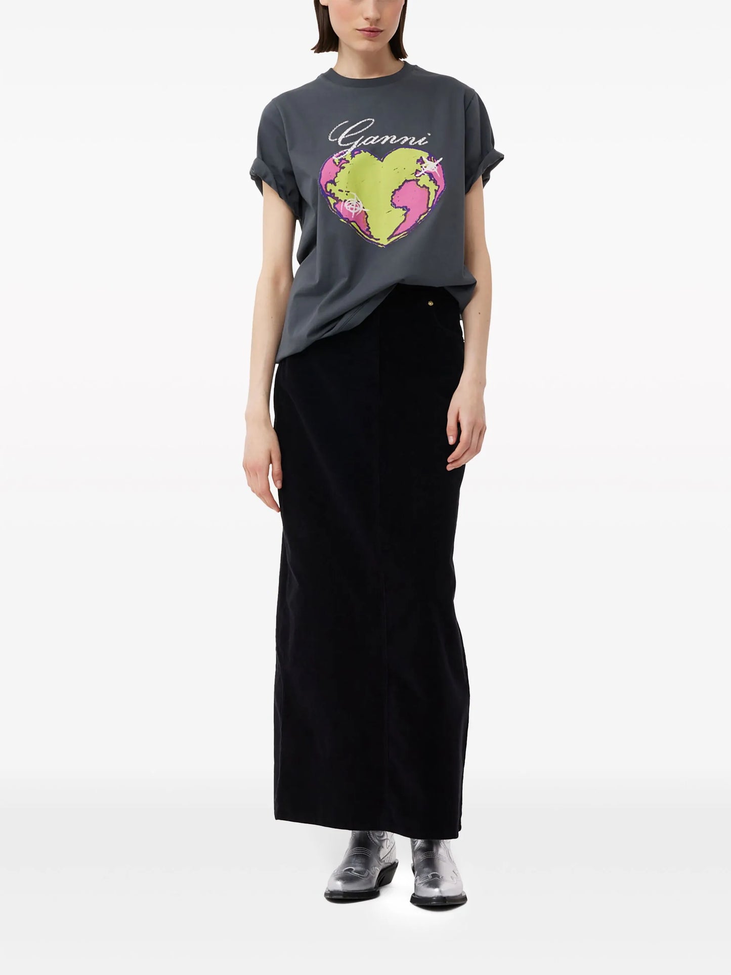 graphic-print organic cotton T-shirt