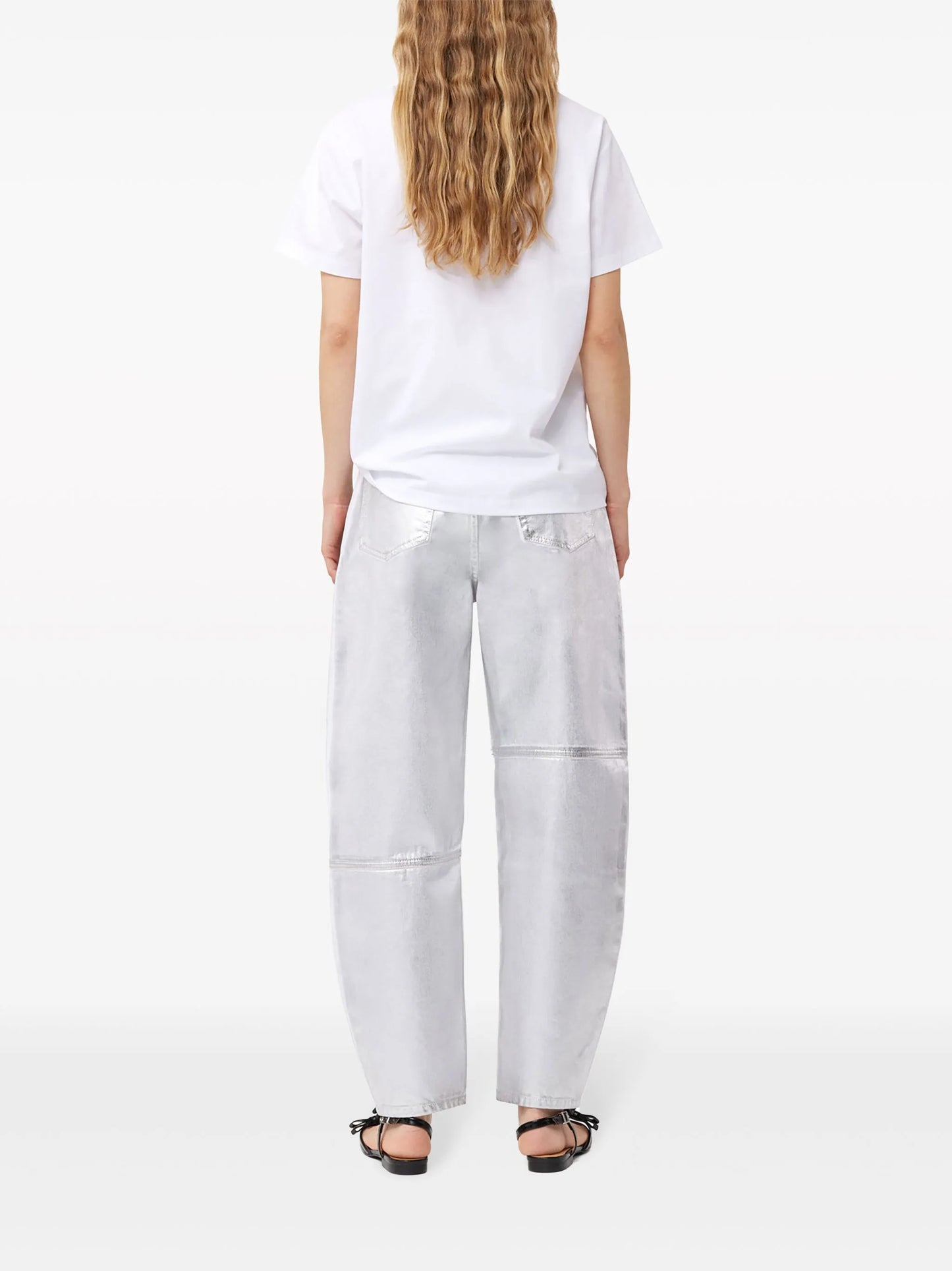 logo-print organic-cotton T-shirt