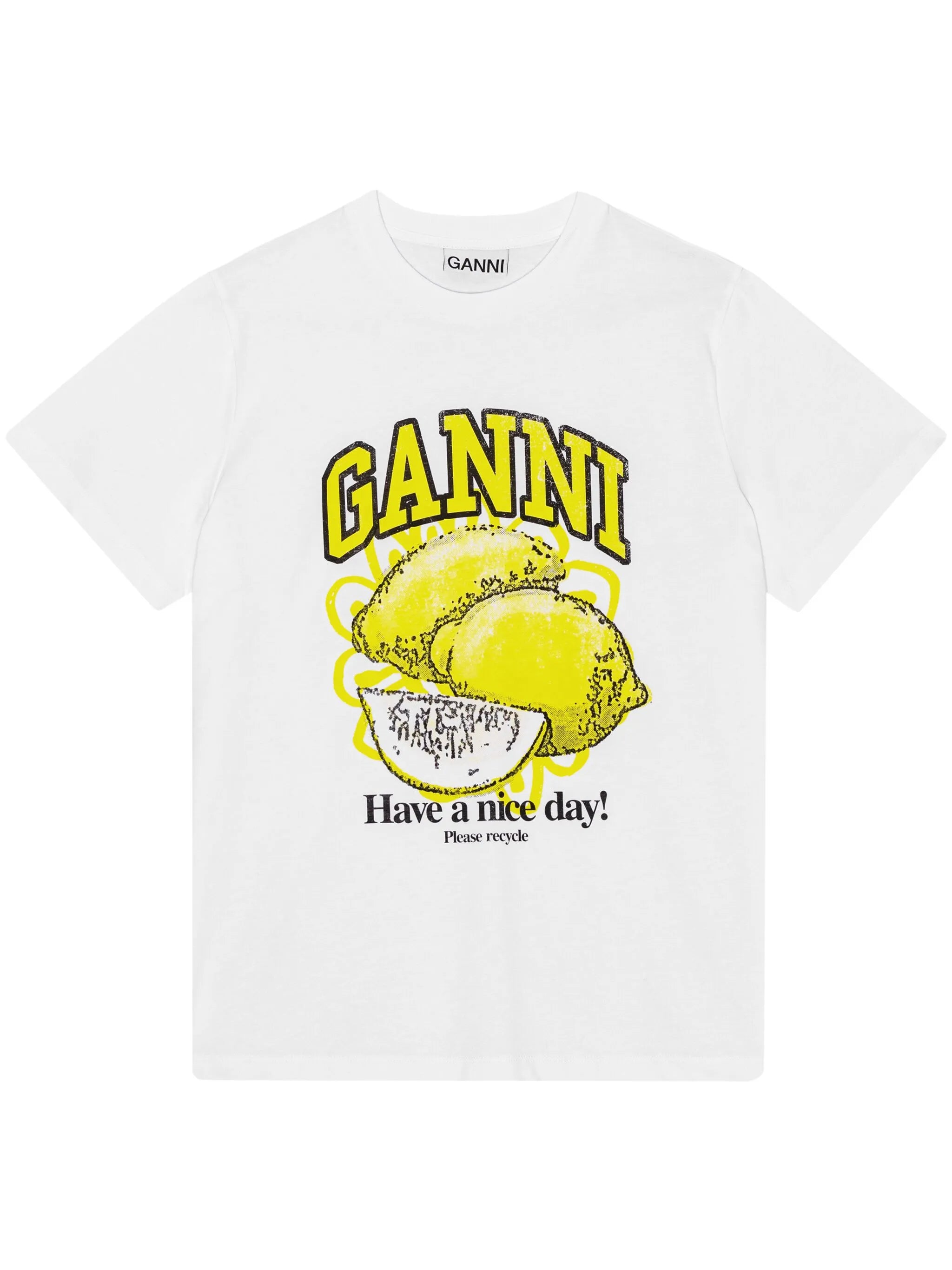 logo-print organic-cotton T-shirt