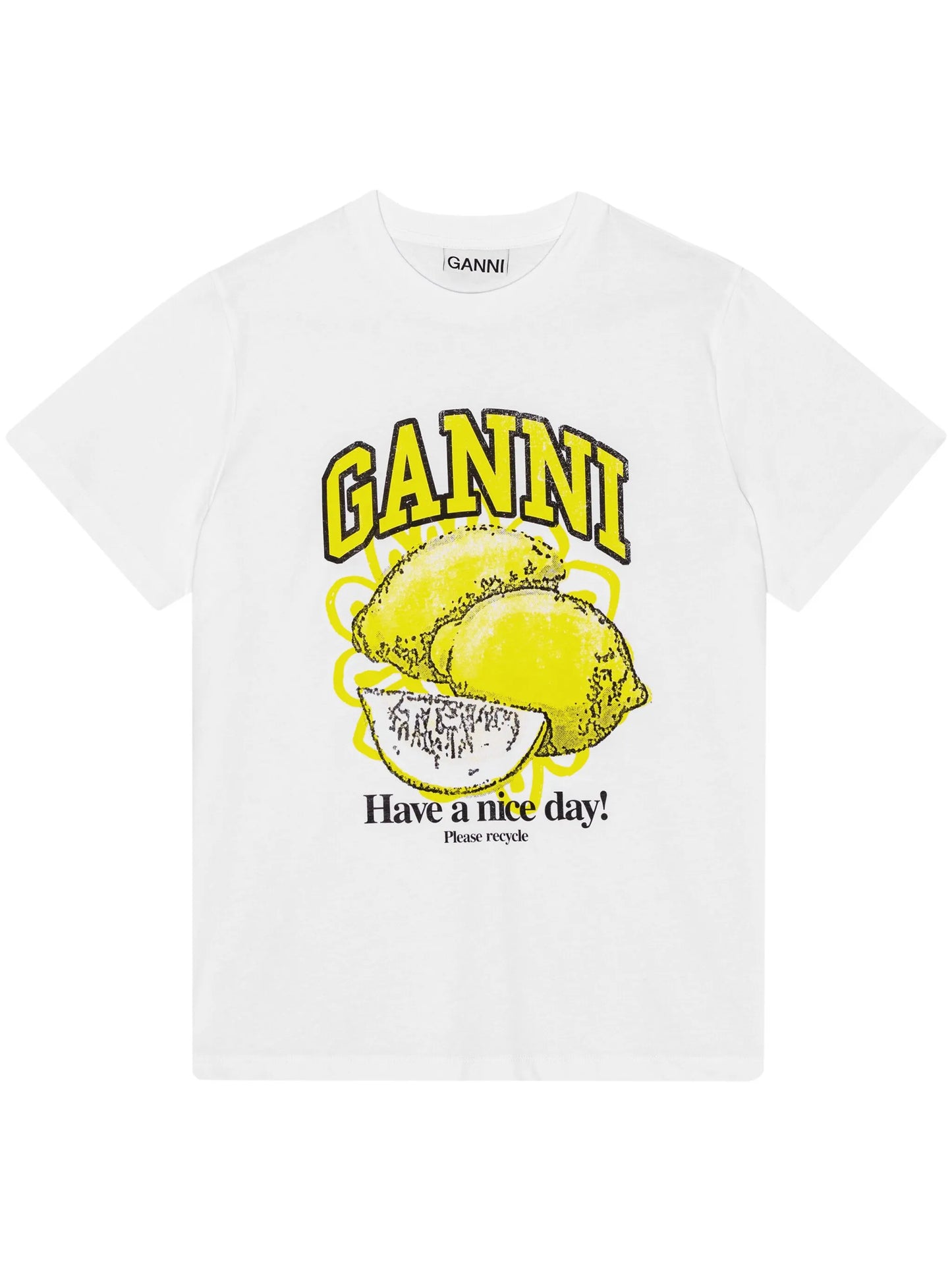 logo-print organic-cotton T-shirt