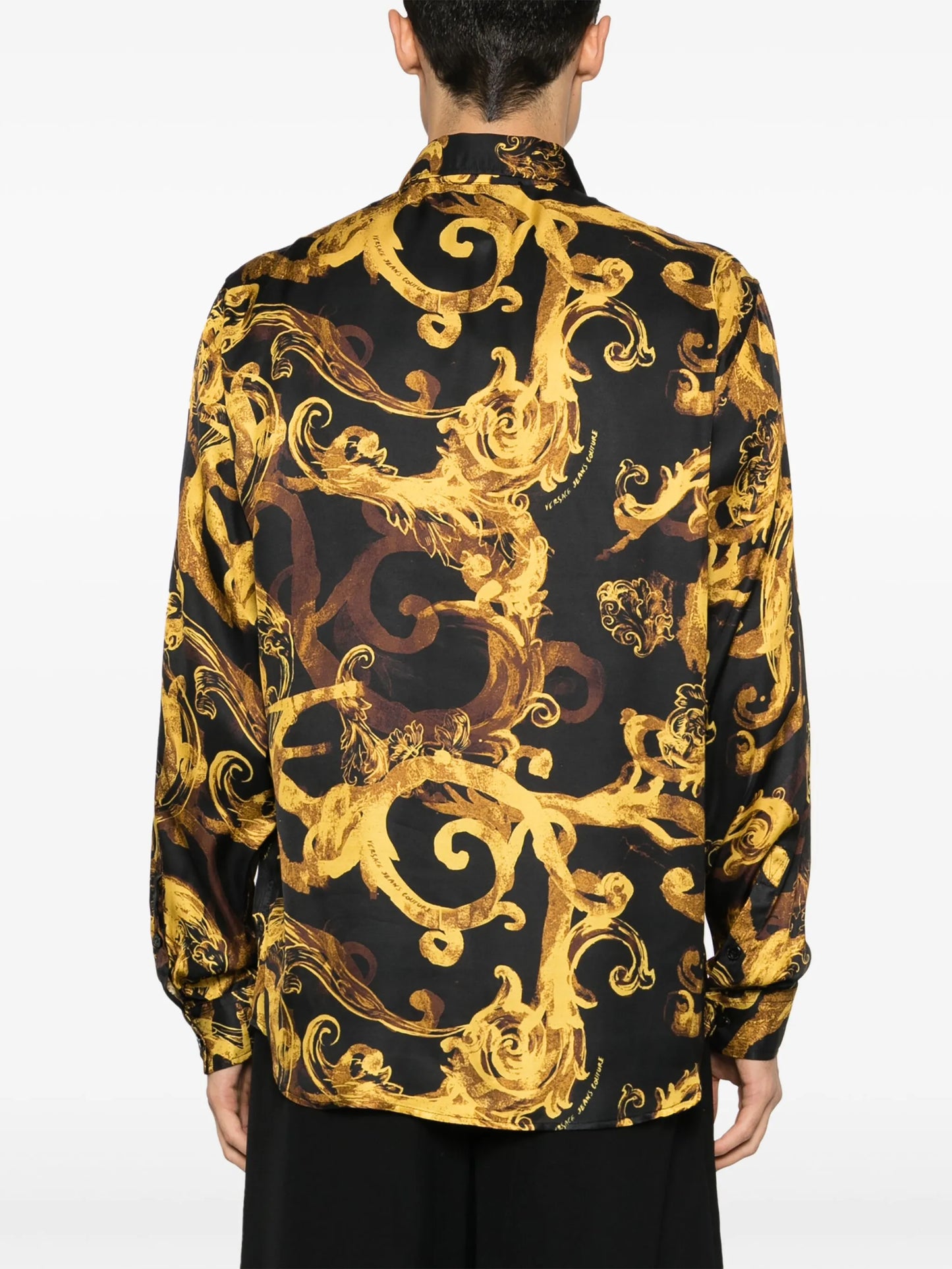 abstract-print long-sleeve shirt