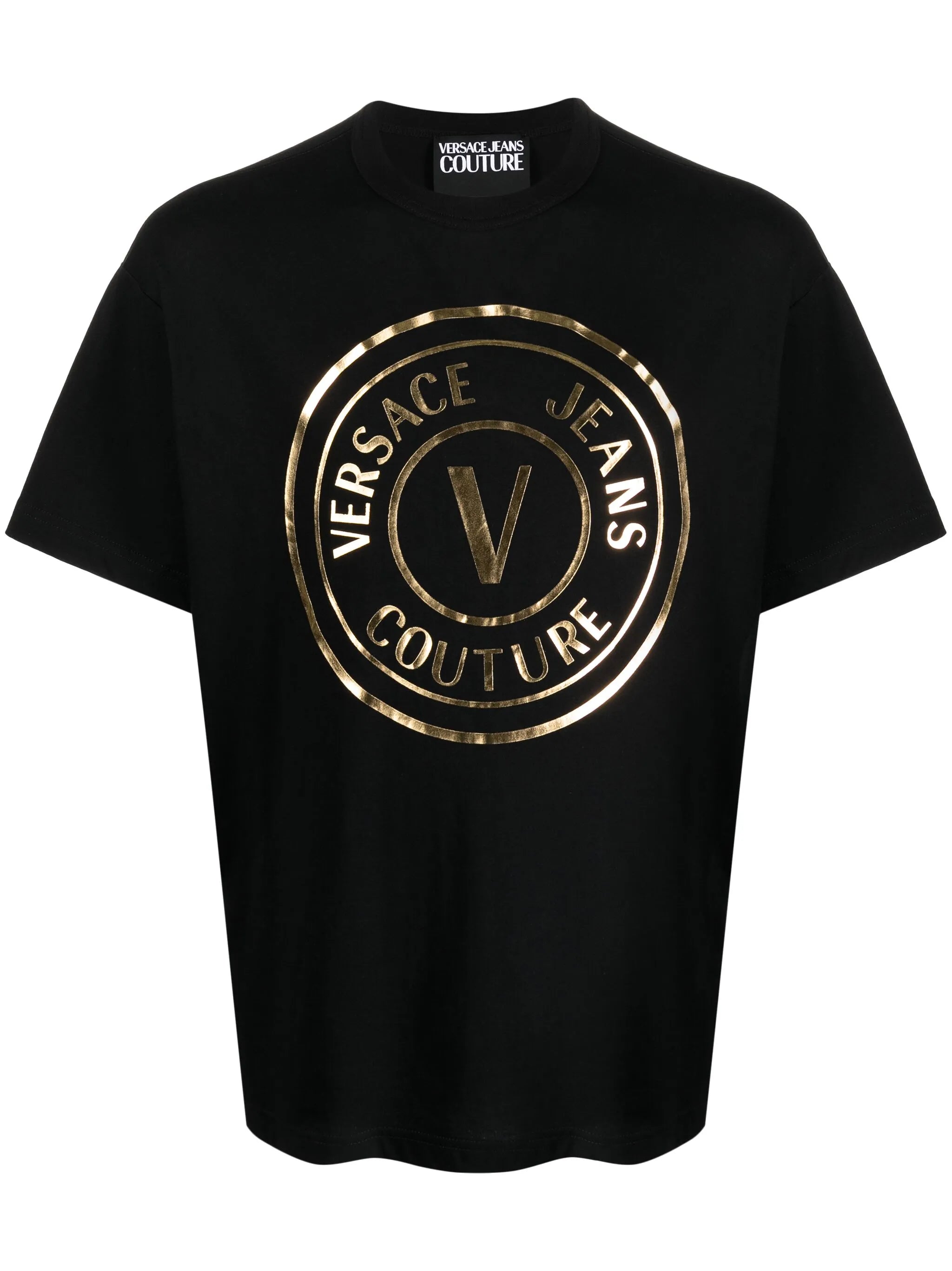 foiled logo-print cotton T-shirt