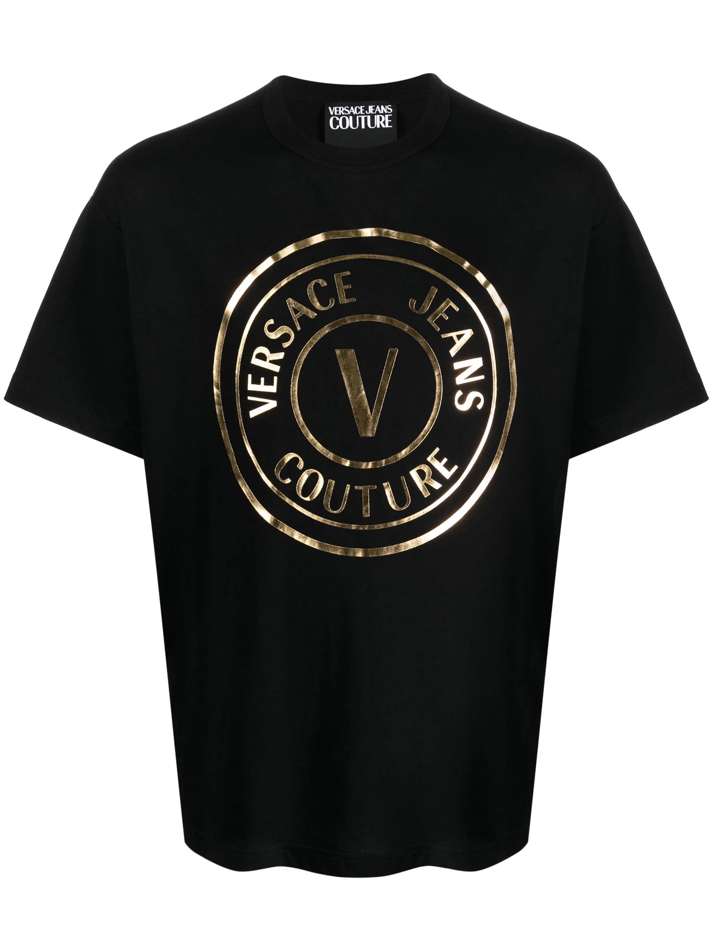 foiled logo-print cotton T-shirt