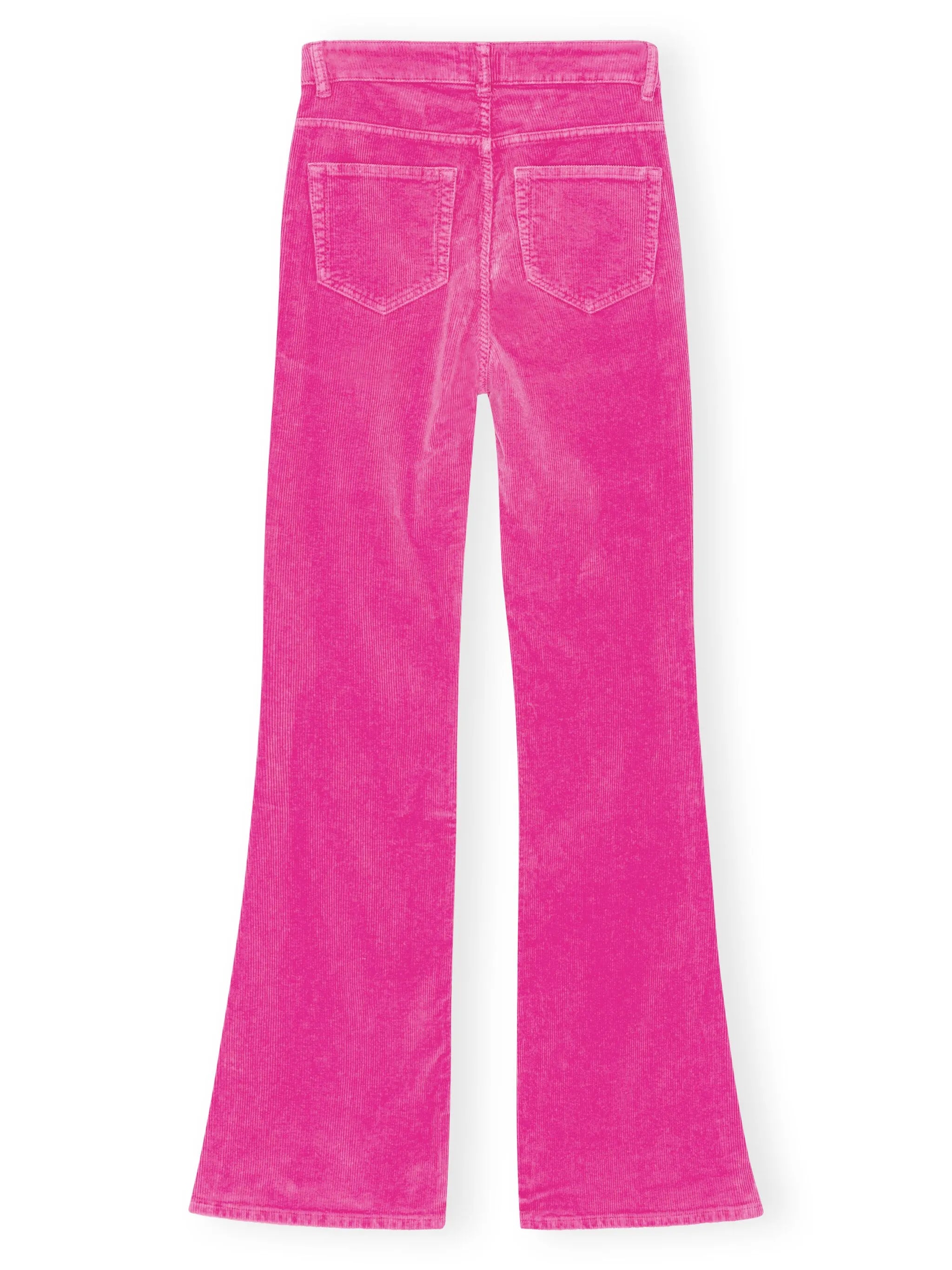 corduroy organic-cotton blend flared jeans
