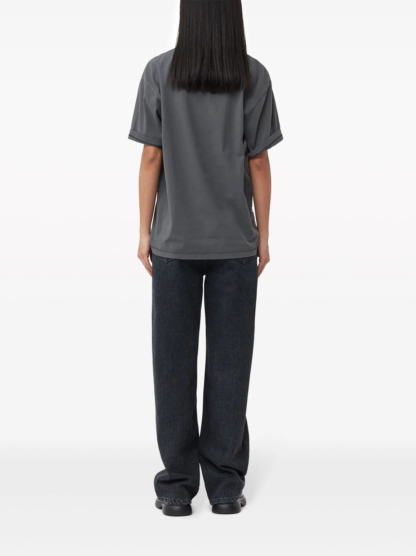 graphic-print organic-cotton blend T-shirt