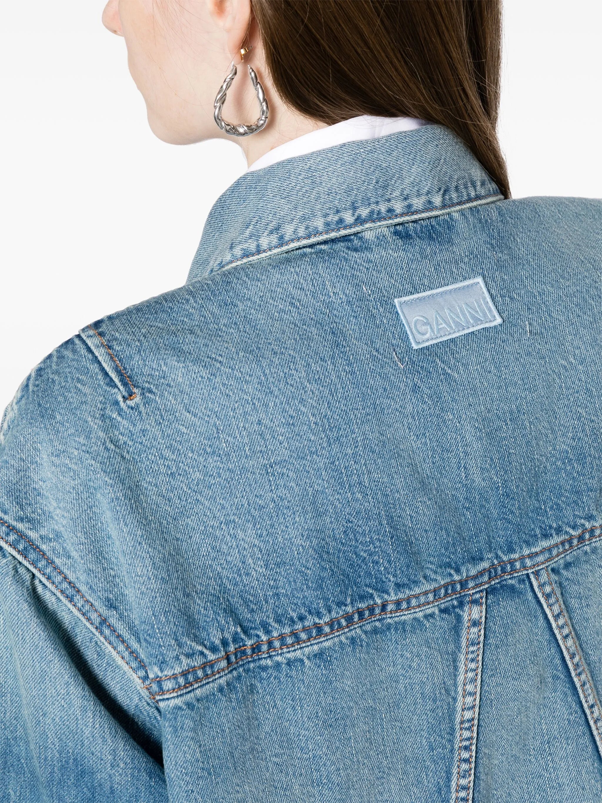 organic-cotton blend denim jacket