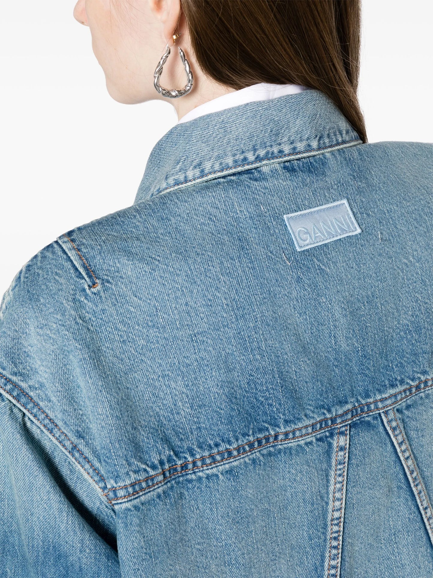 organic-cotton blend denim jacket