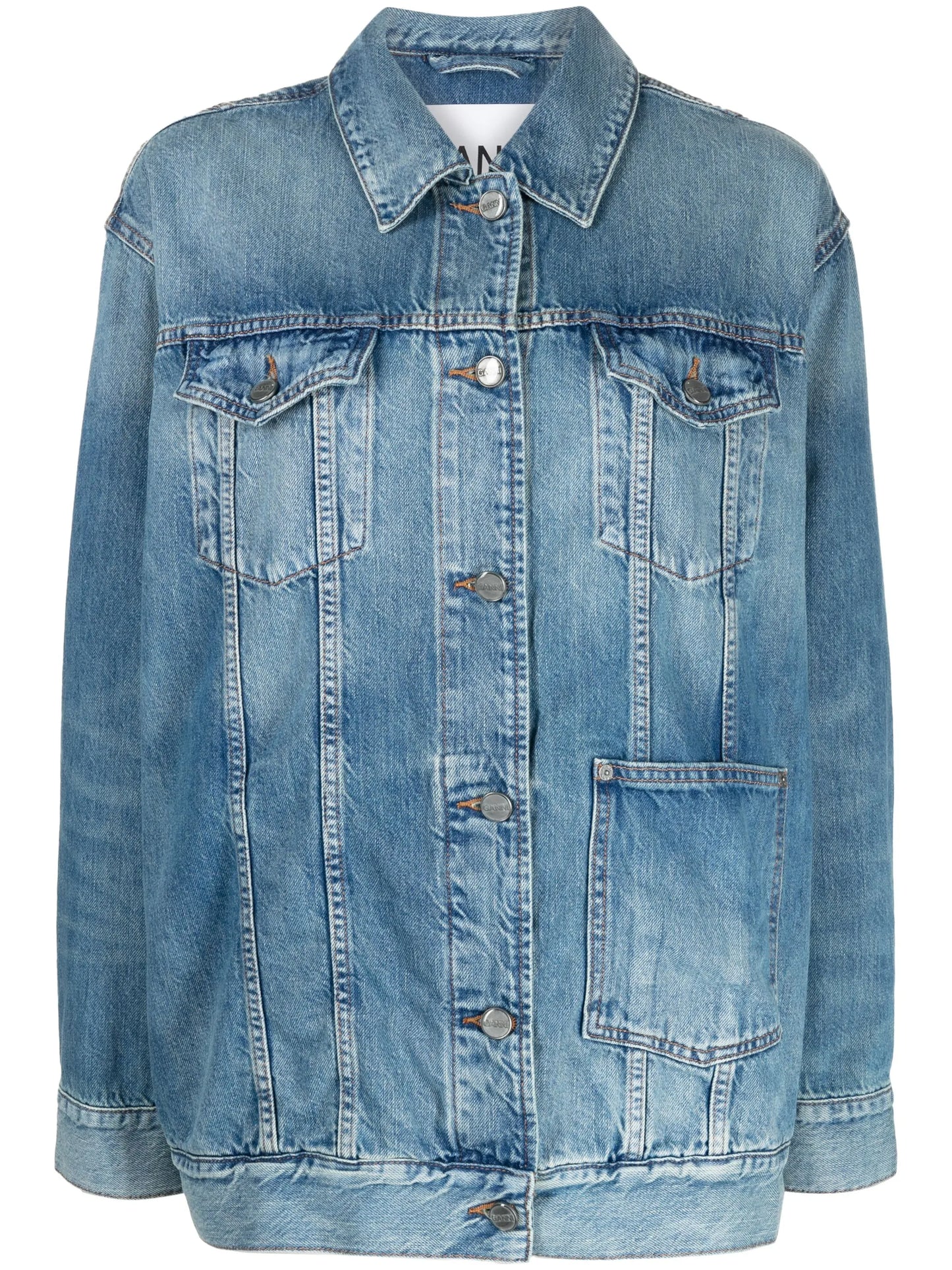 organic-cotton blend denim jacket