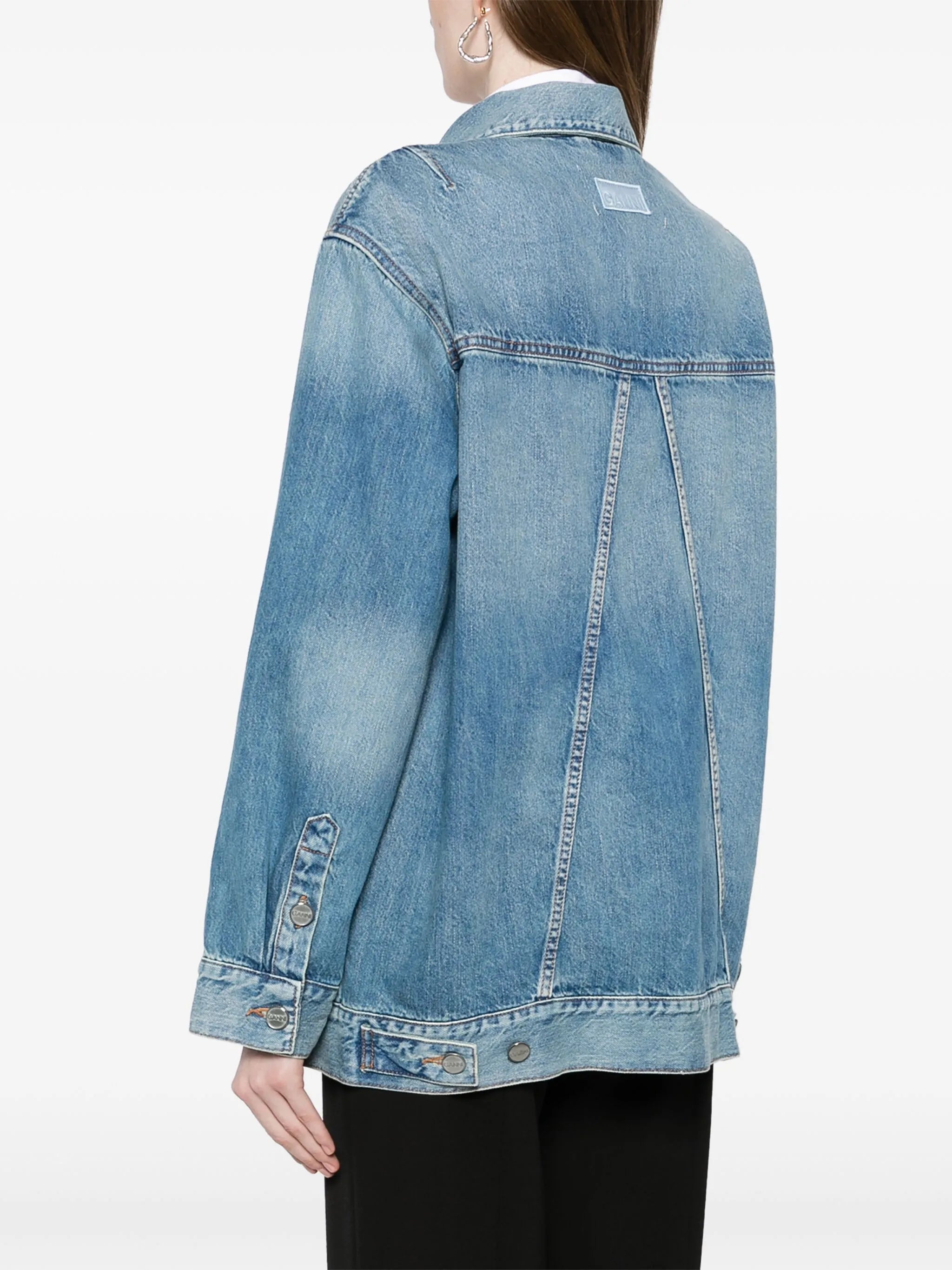 organic-cotton blend denim jacket