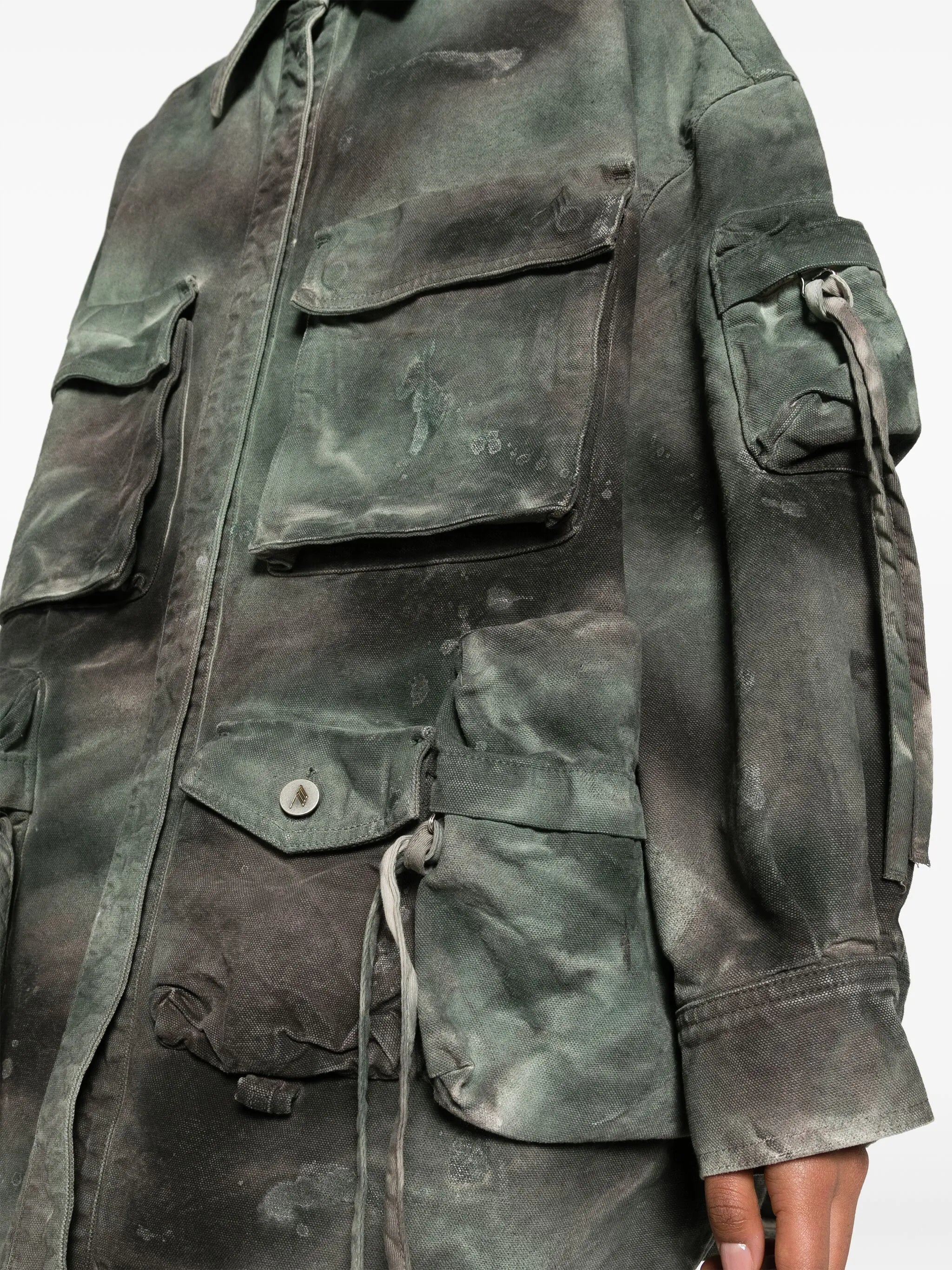 Fern distressed denim jacket