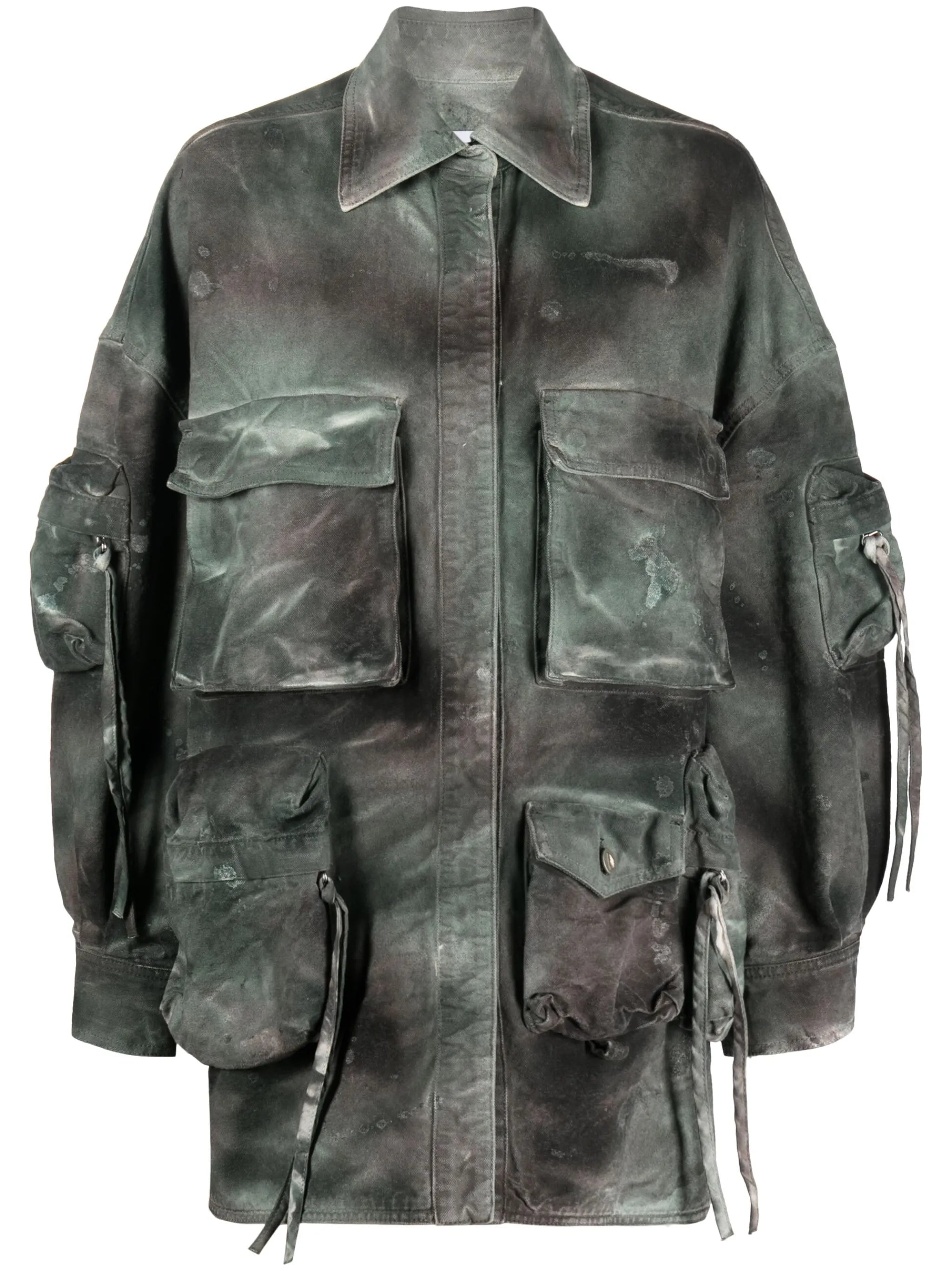 Fern distressed denim jacket