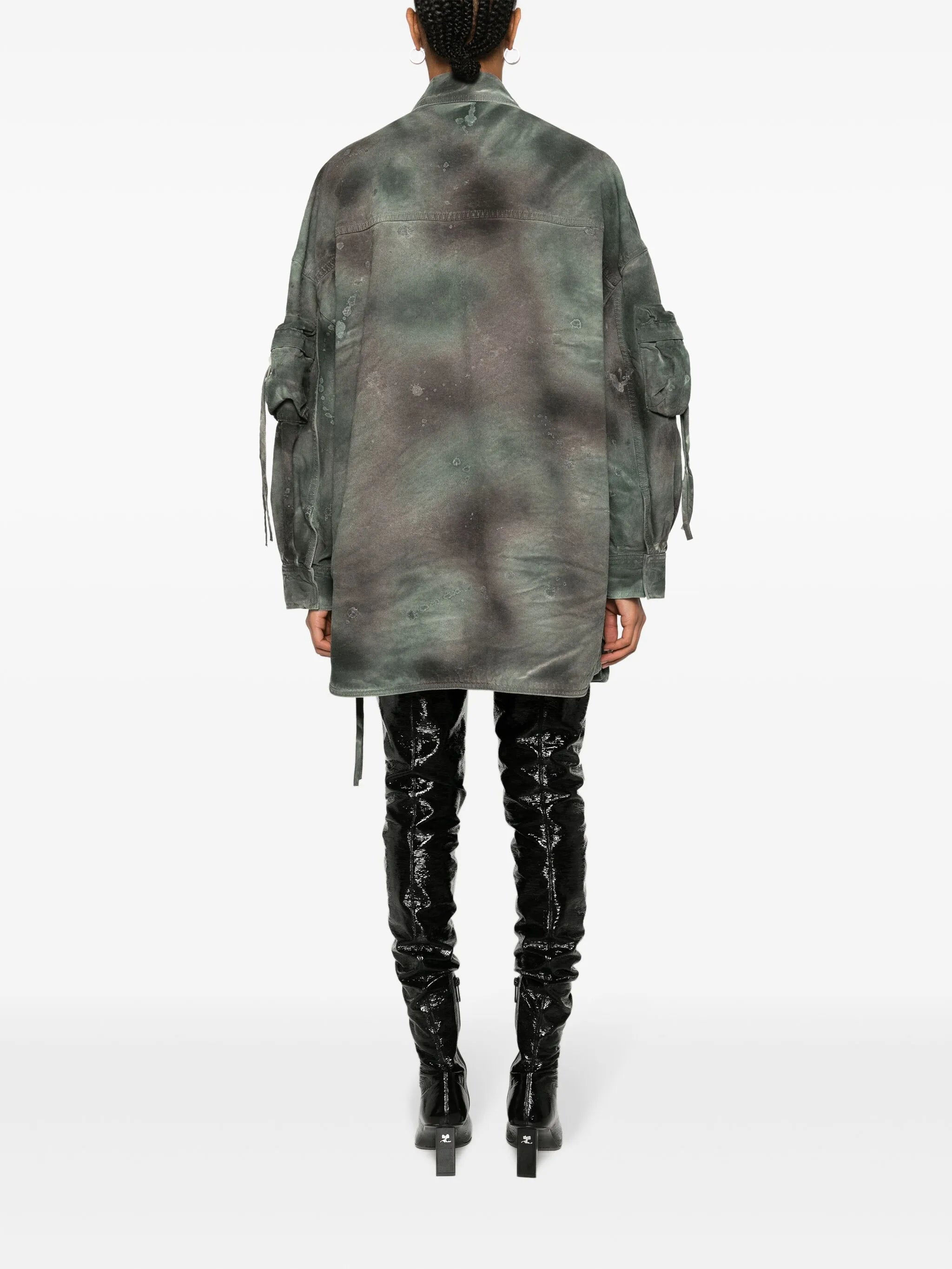 Fern distressed denim jacket