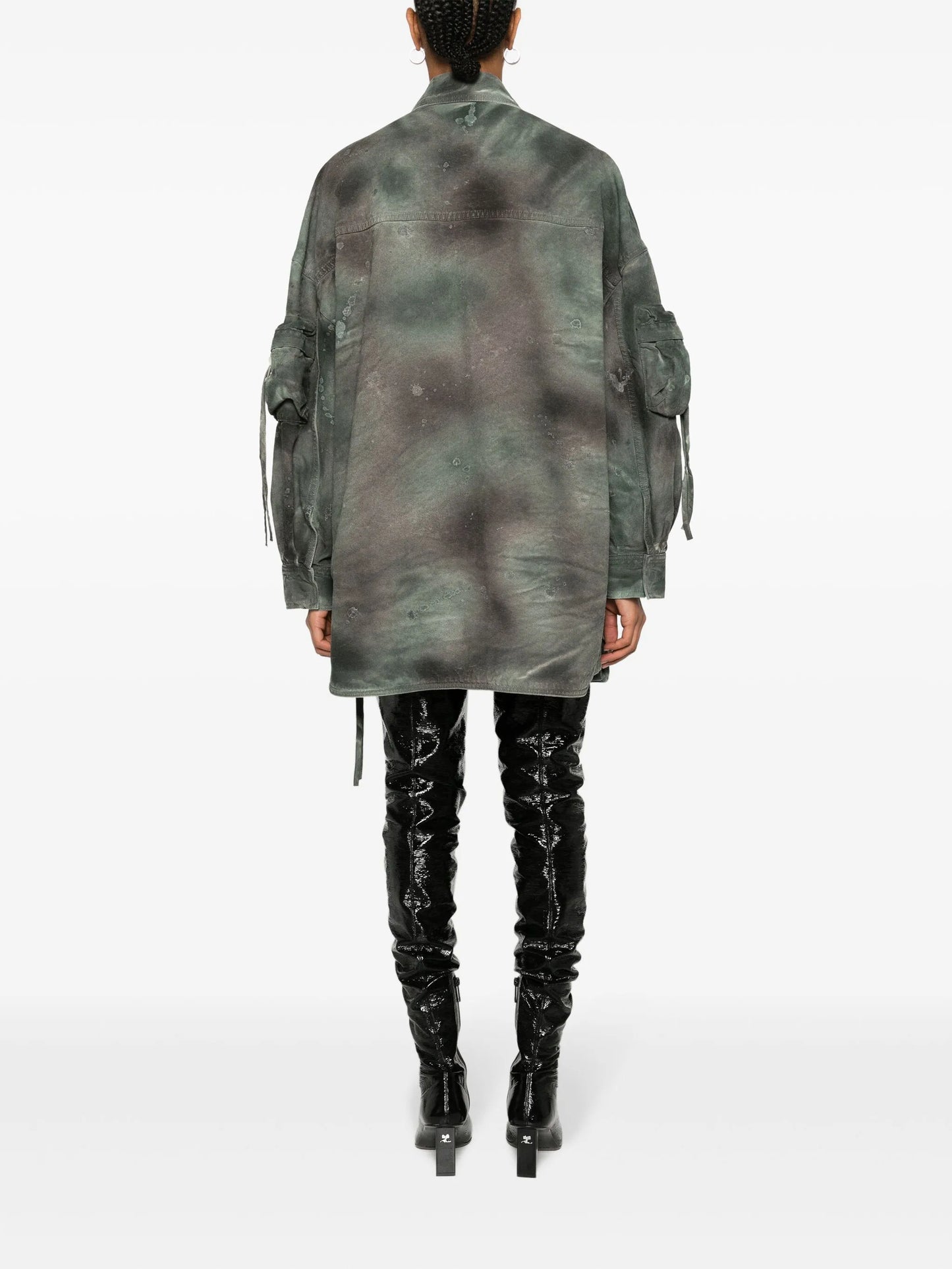 Fern distressed denim jacket