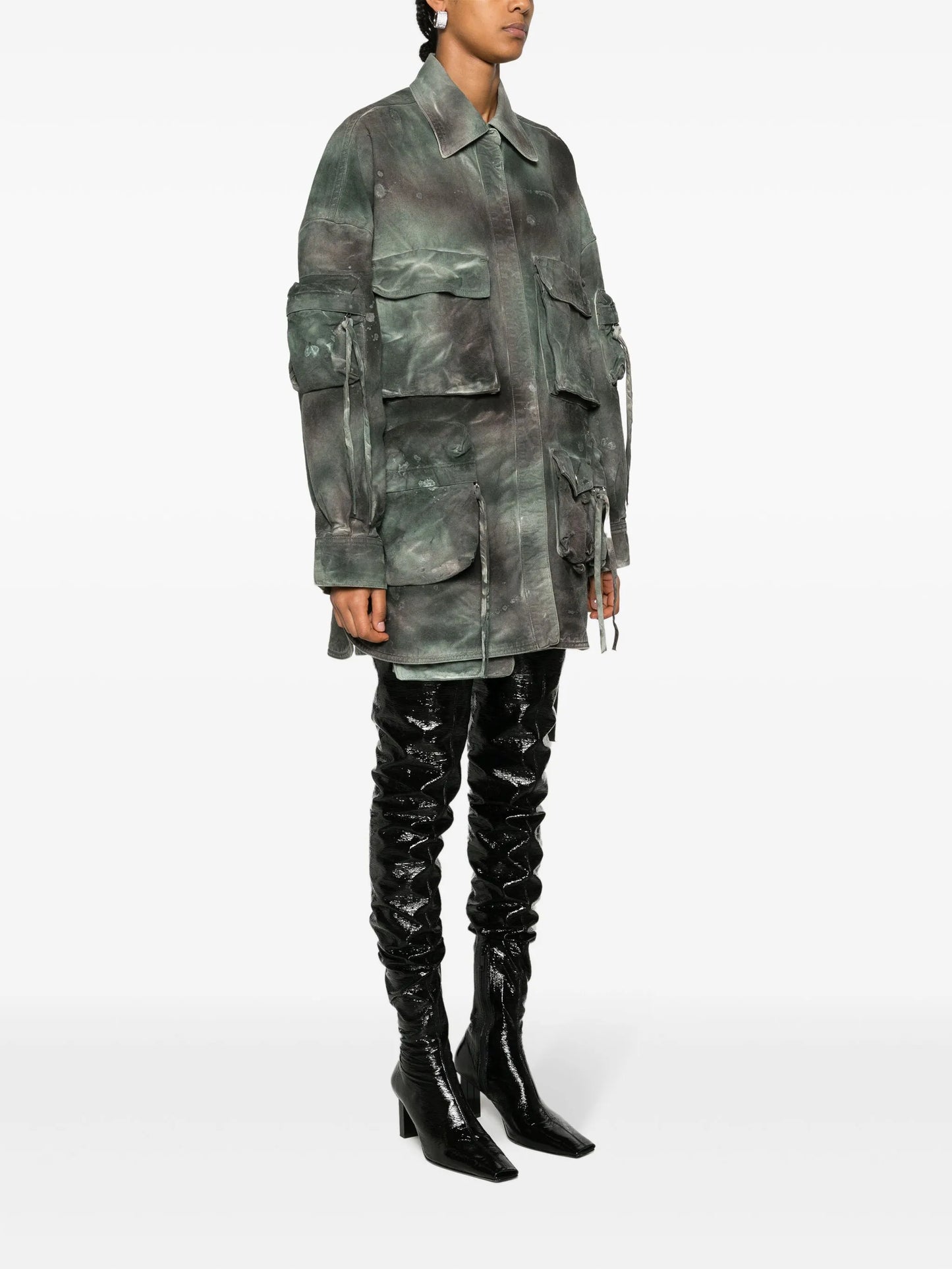 Fern distressed denim jacket
