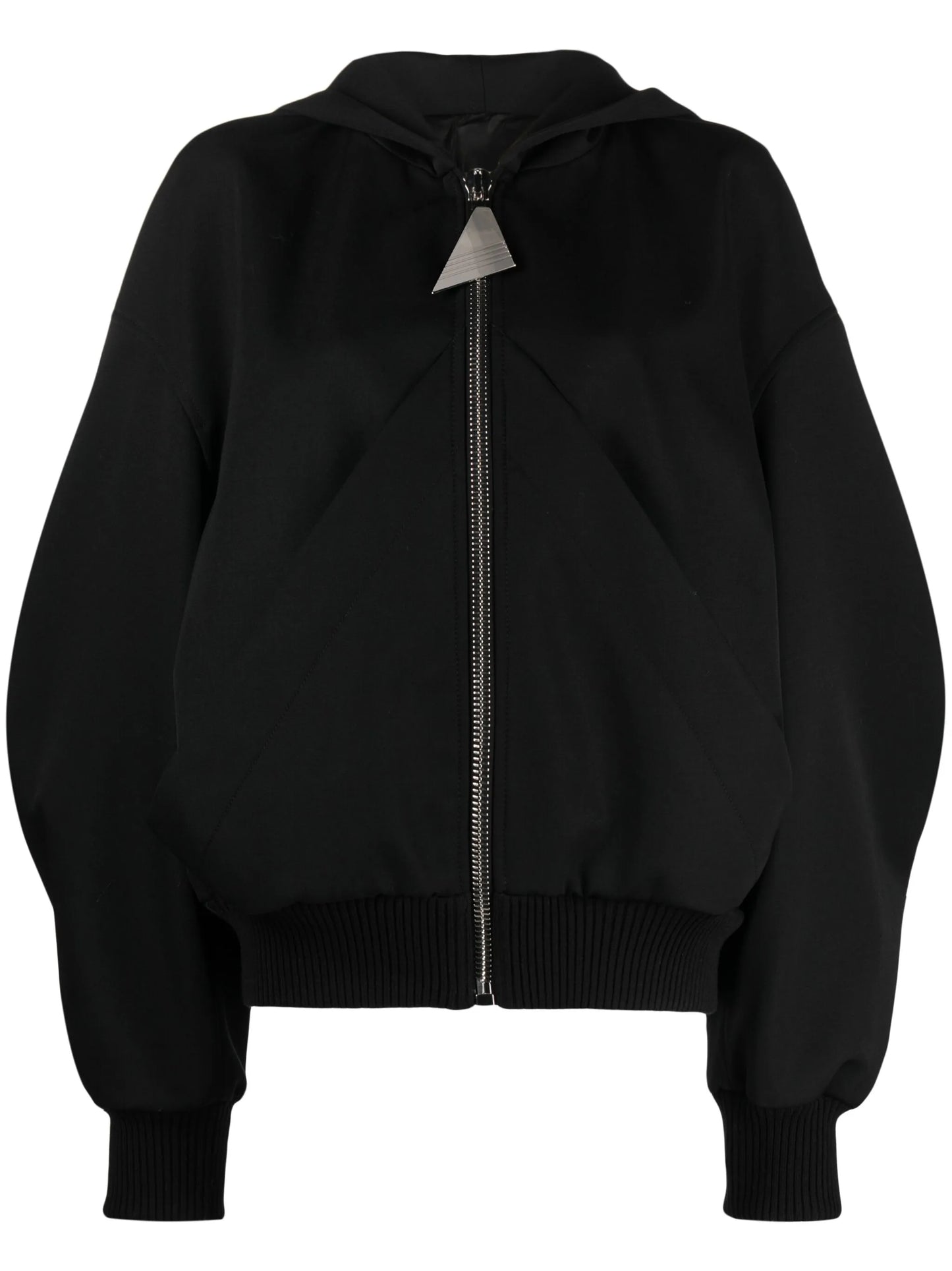 hooded bomber jacket