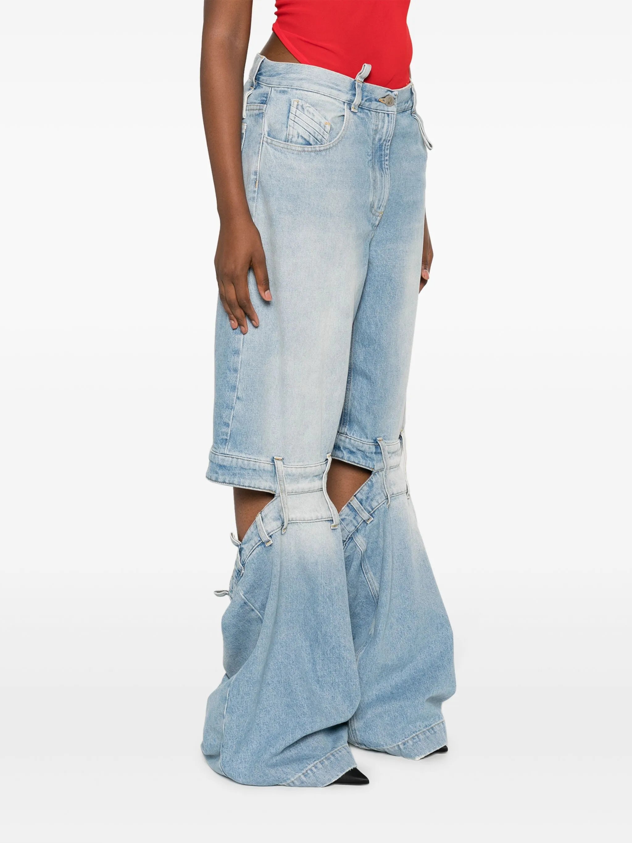 Ashton mid-rise wide-leg jeans