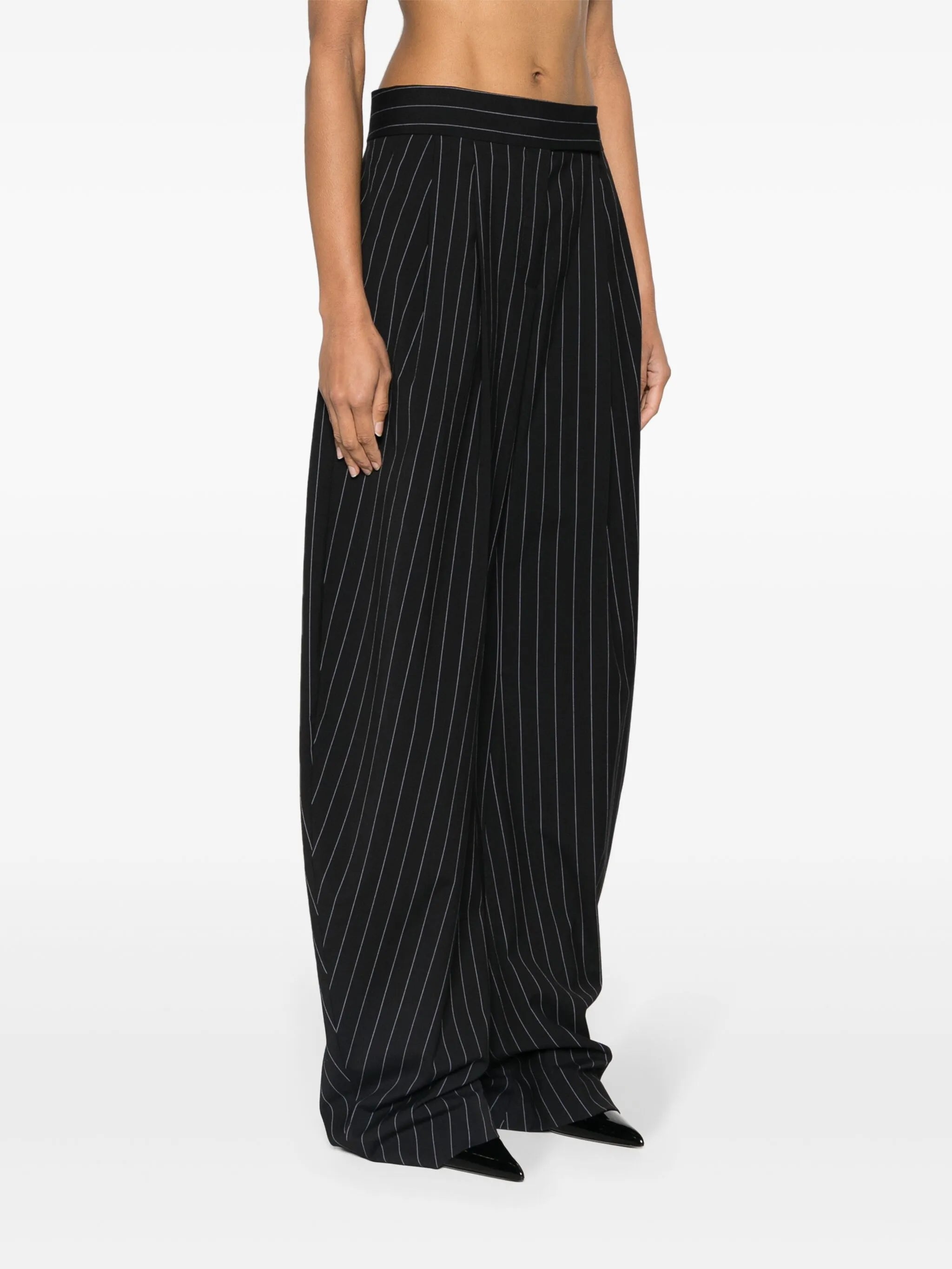 Gary pinstripe cotton trousers