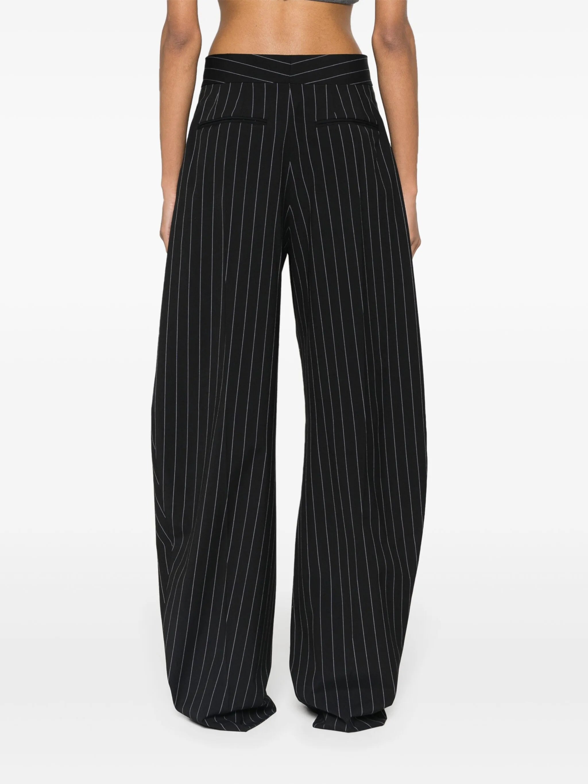 Gary pinstripe cotton trousers