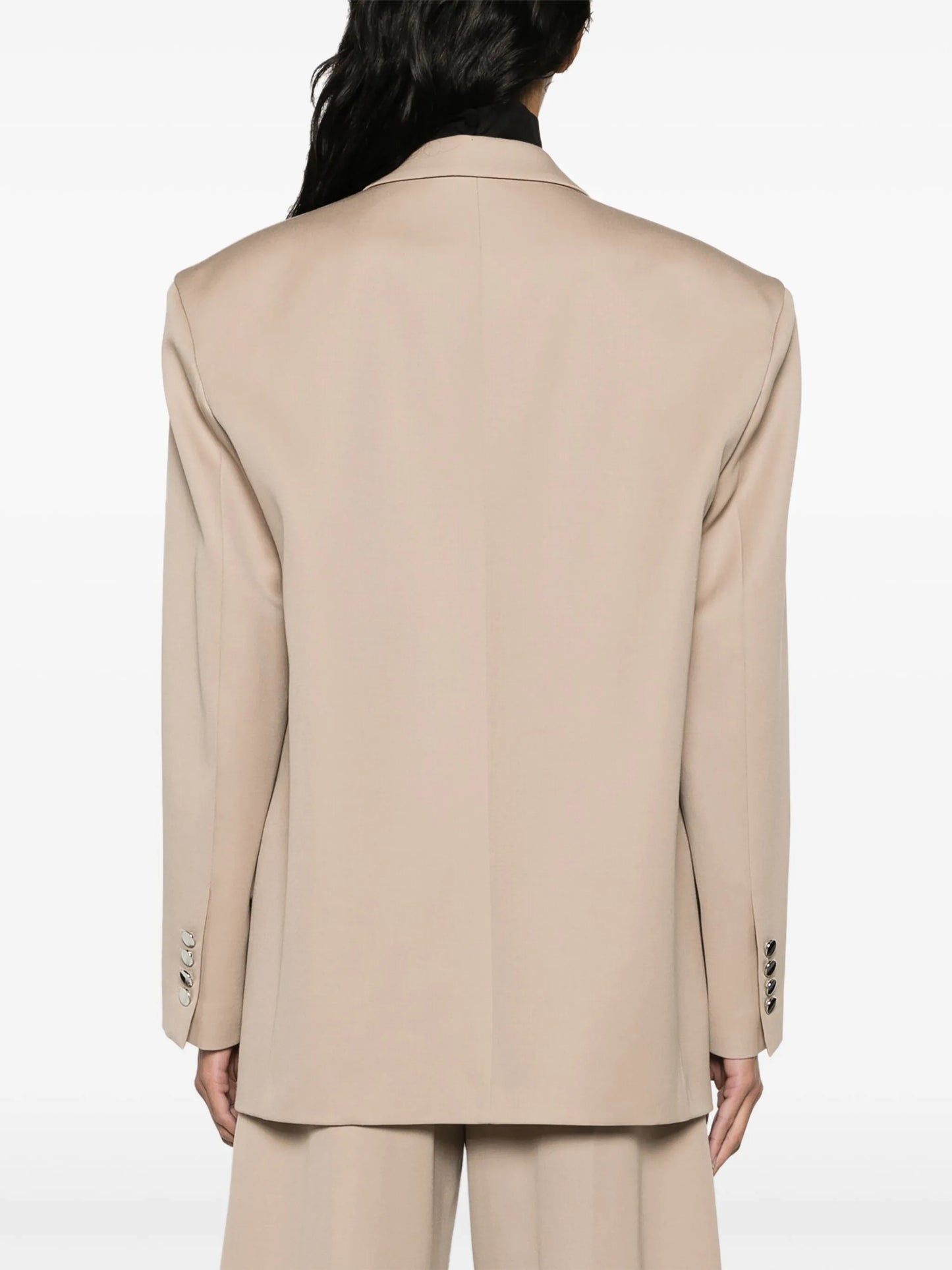 Glen oversized single-breasted blazer