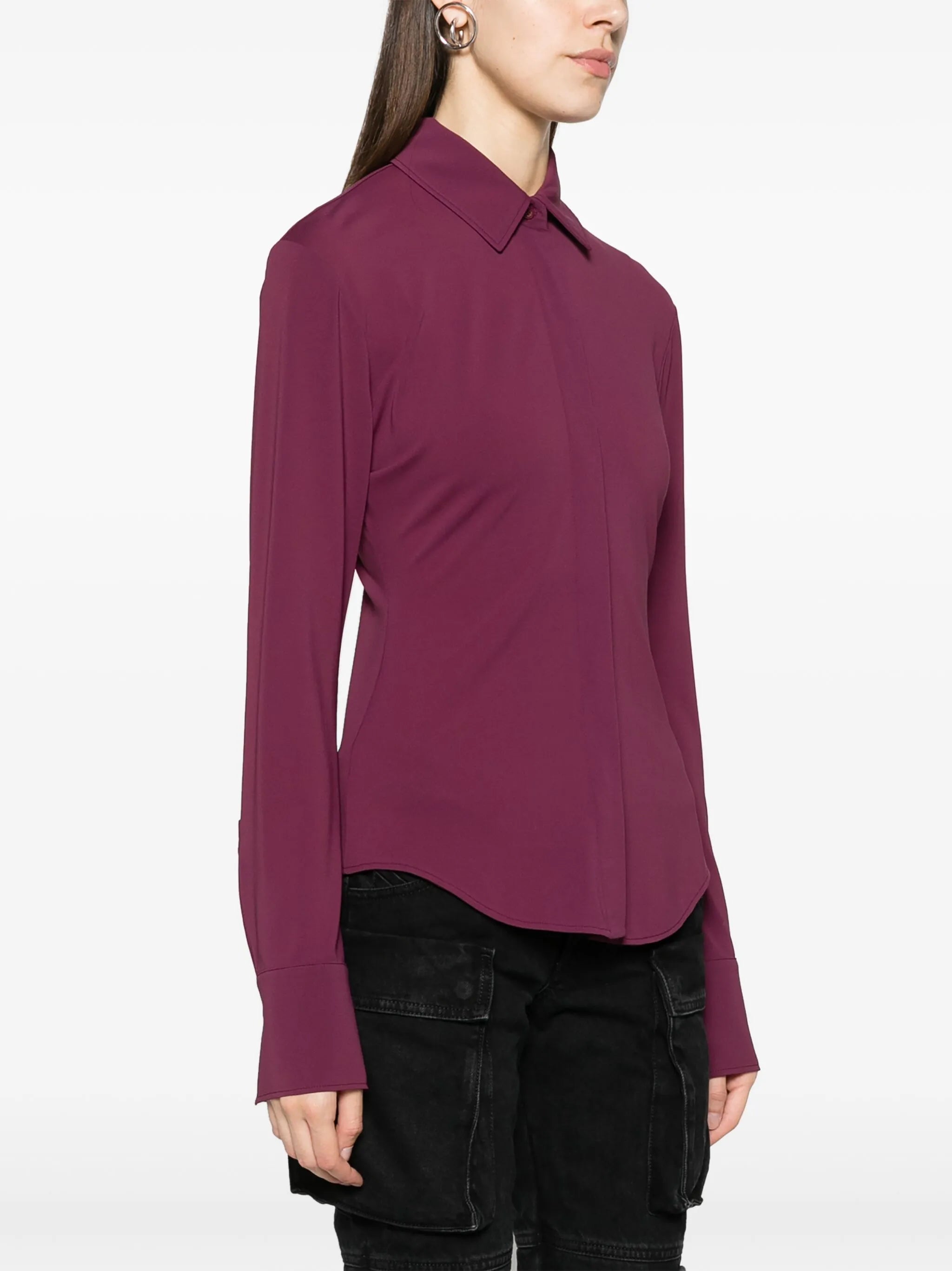 Elton concealed-fastening shirt