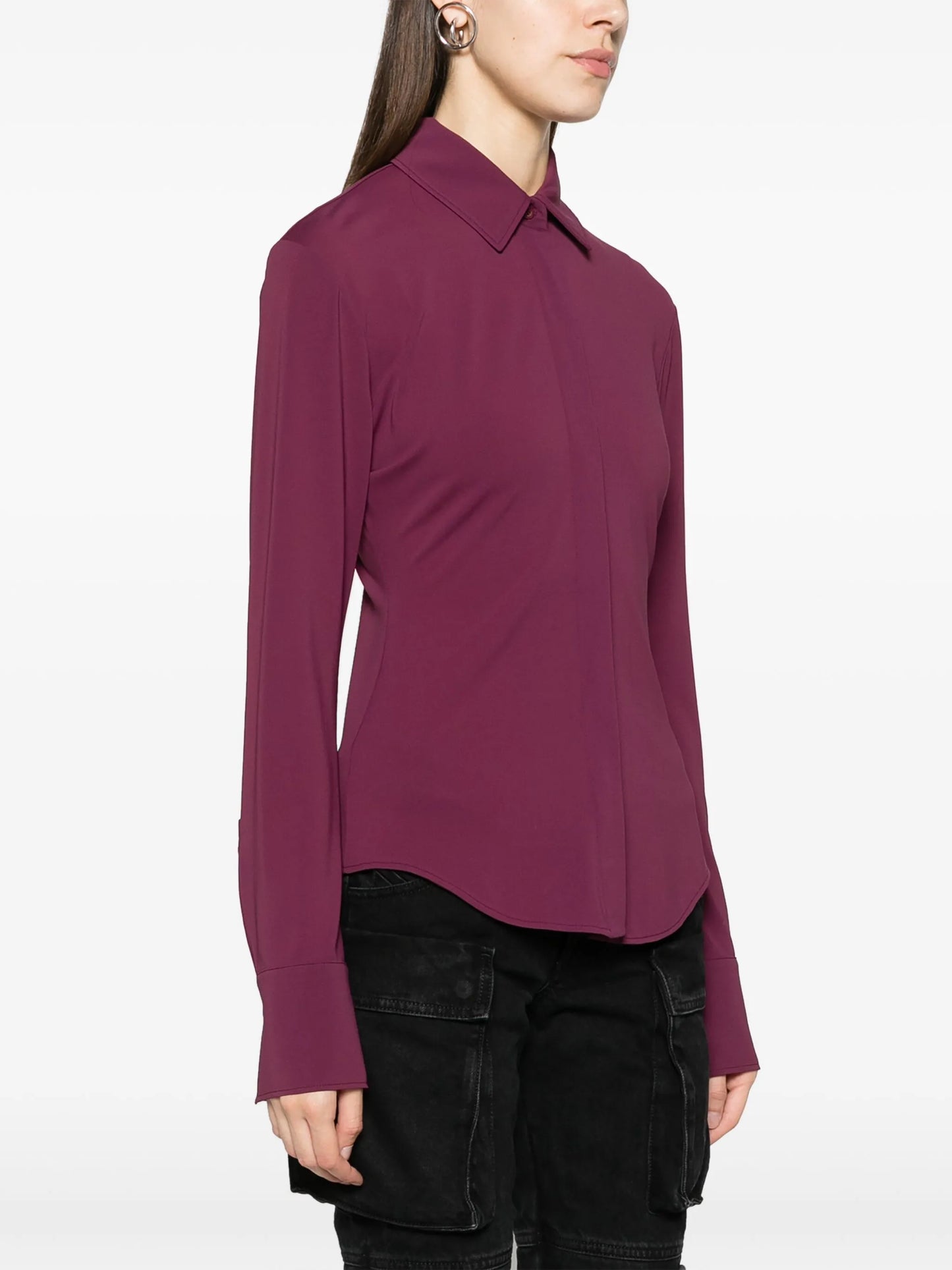Elton concealed-fastening shirt