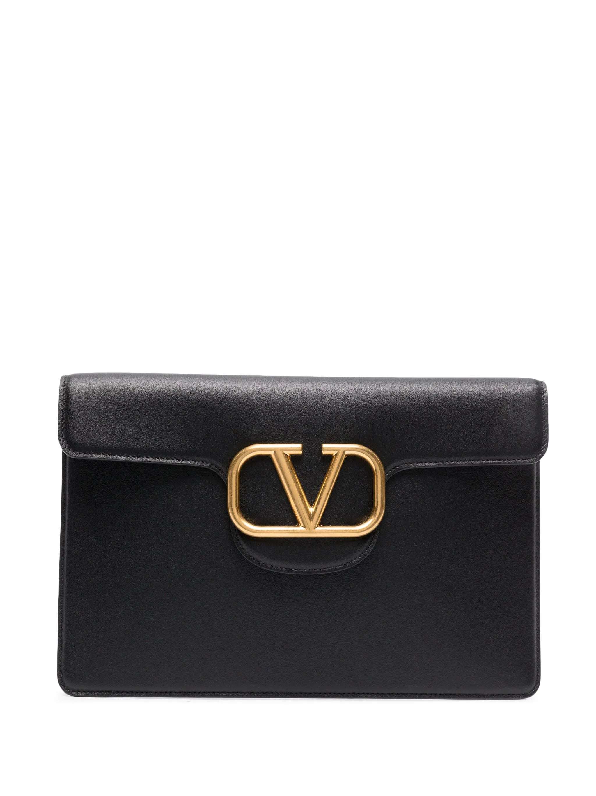 Locò leather clutch bag