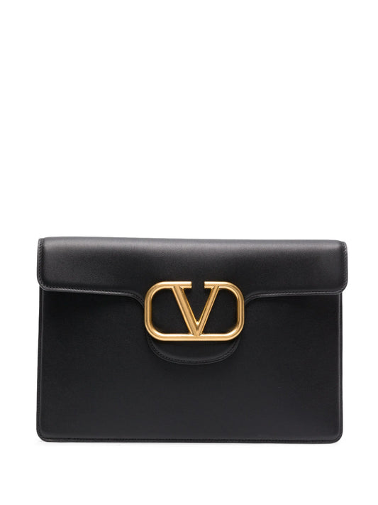 Locò leather clutch bag