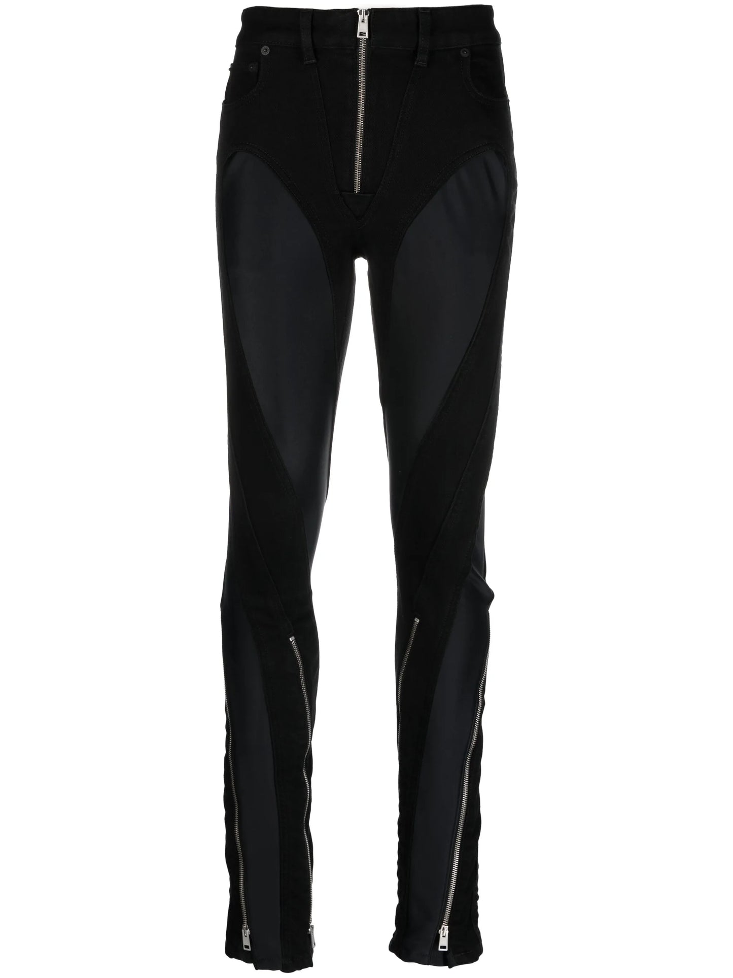Spiral flared jeans