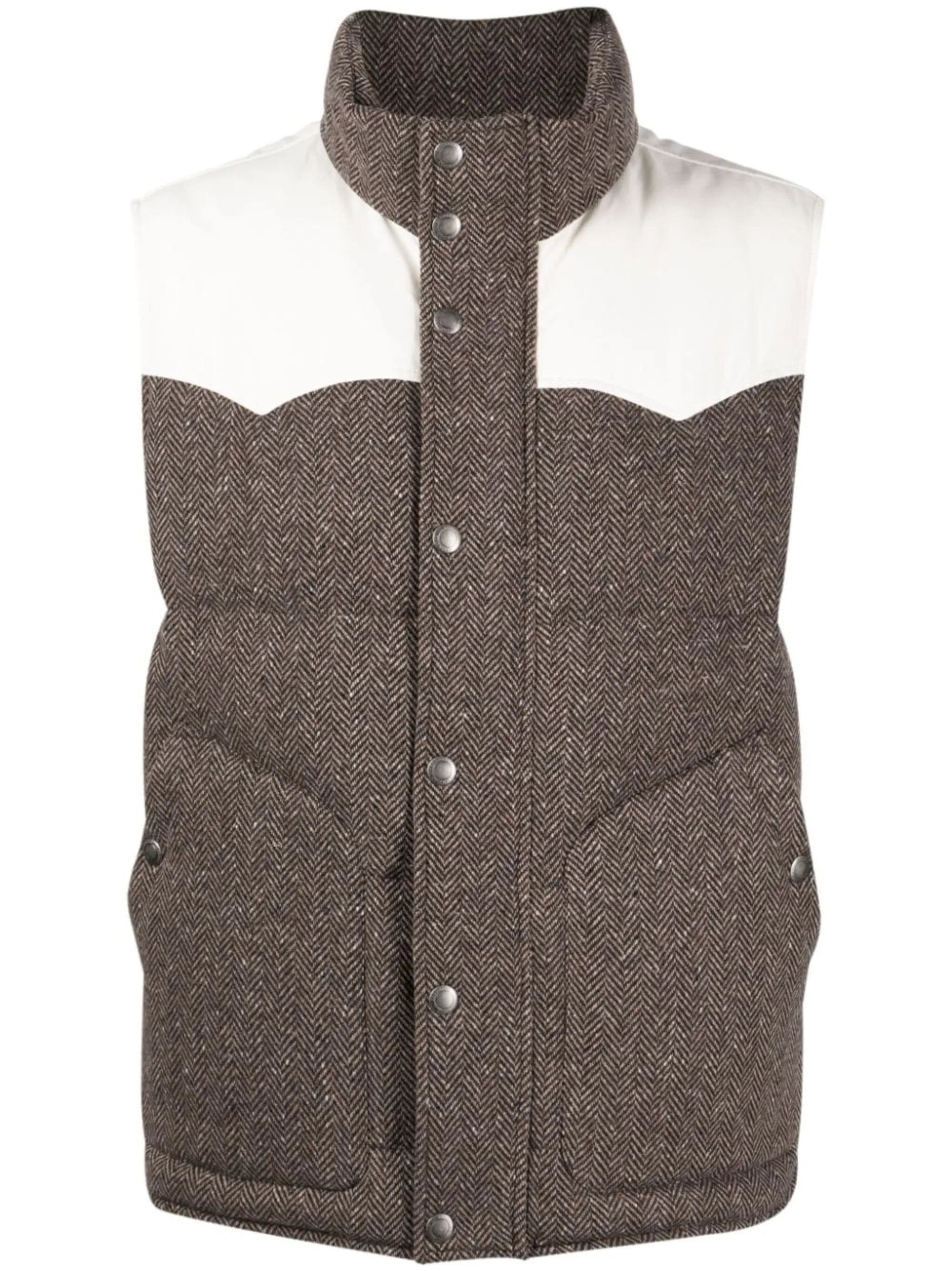 padded down gilet