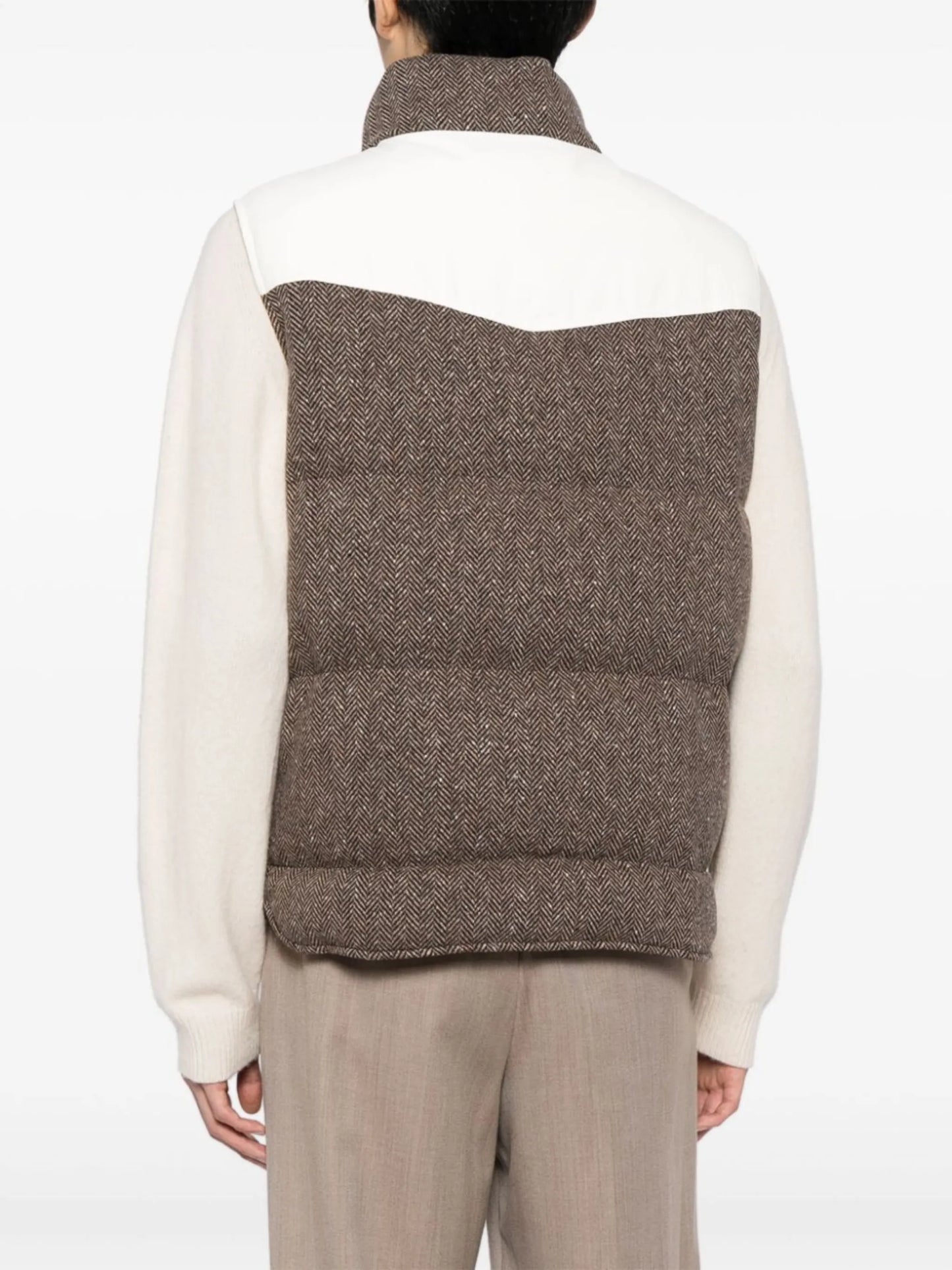 padded down gilet