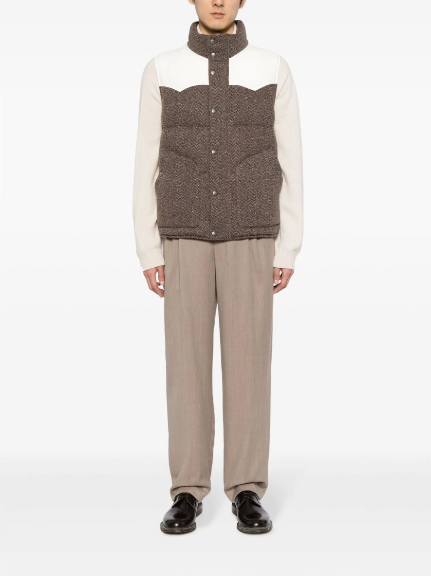 padded down gilet