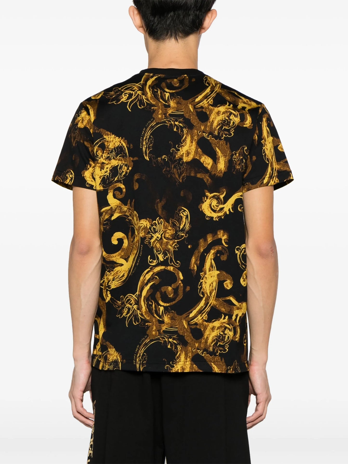 Baroque-print cotton T-shirt