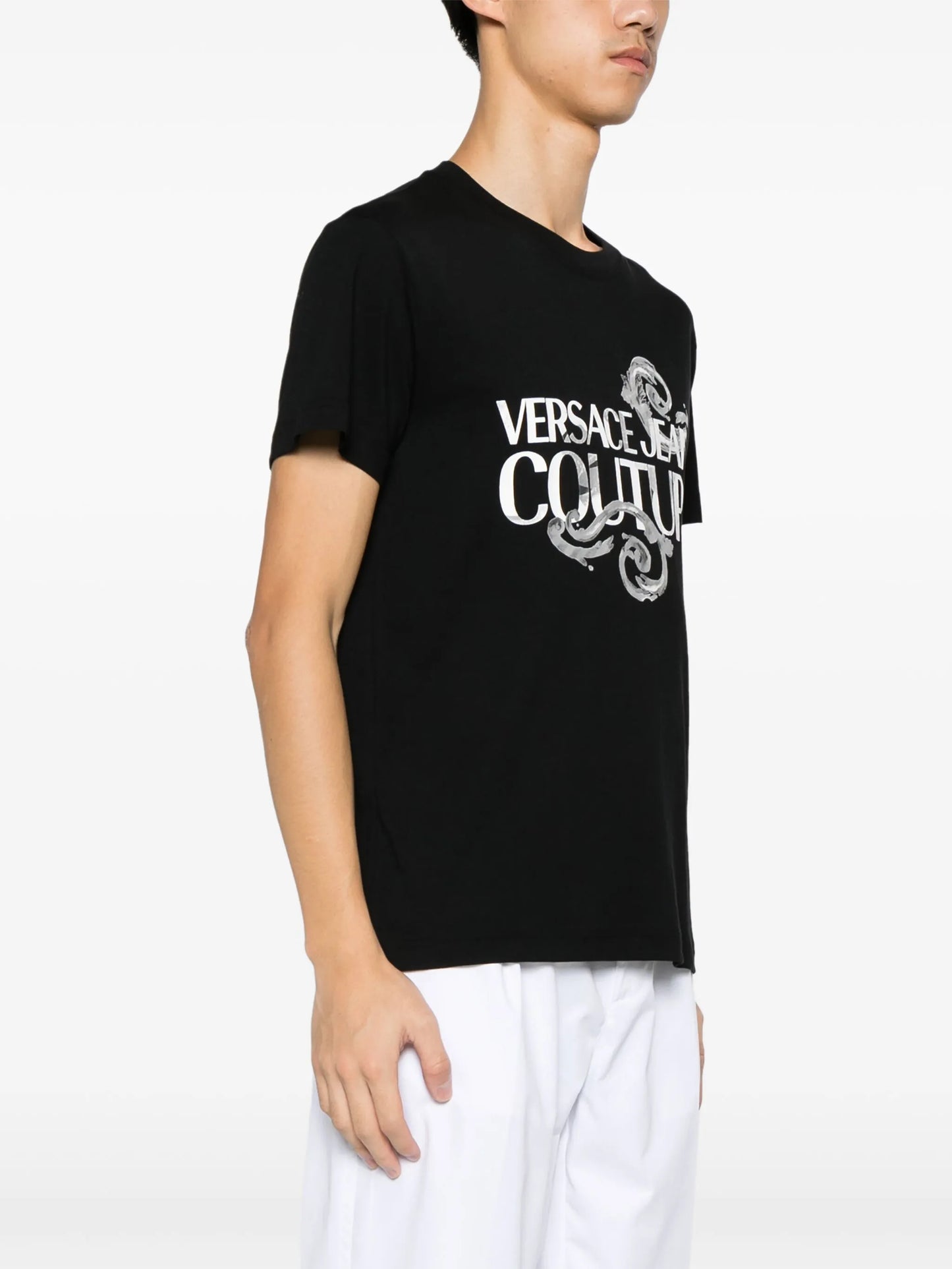 Watercolour Couture-print cotton T-shirt