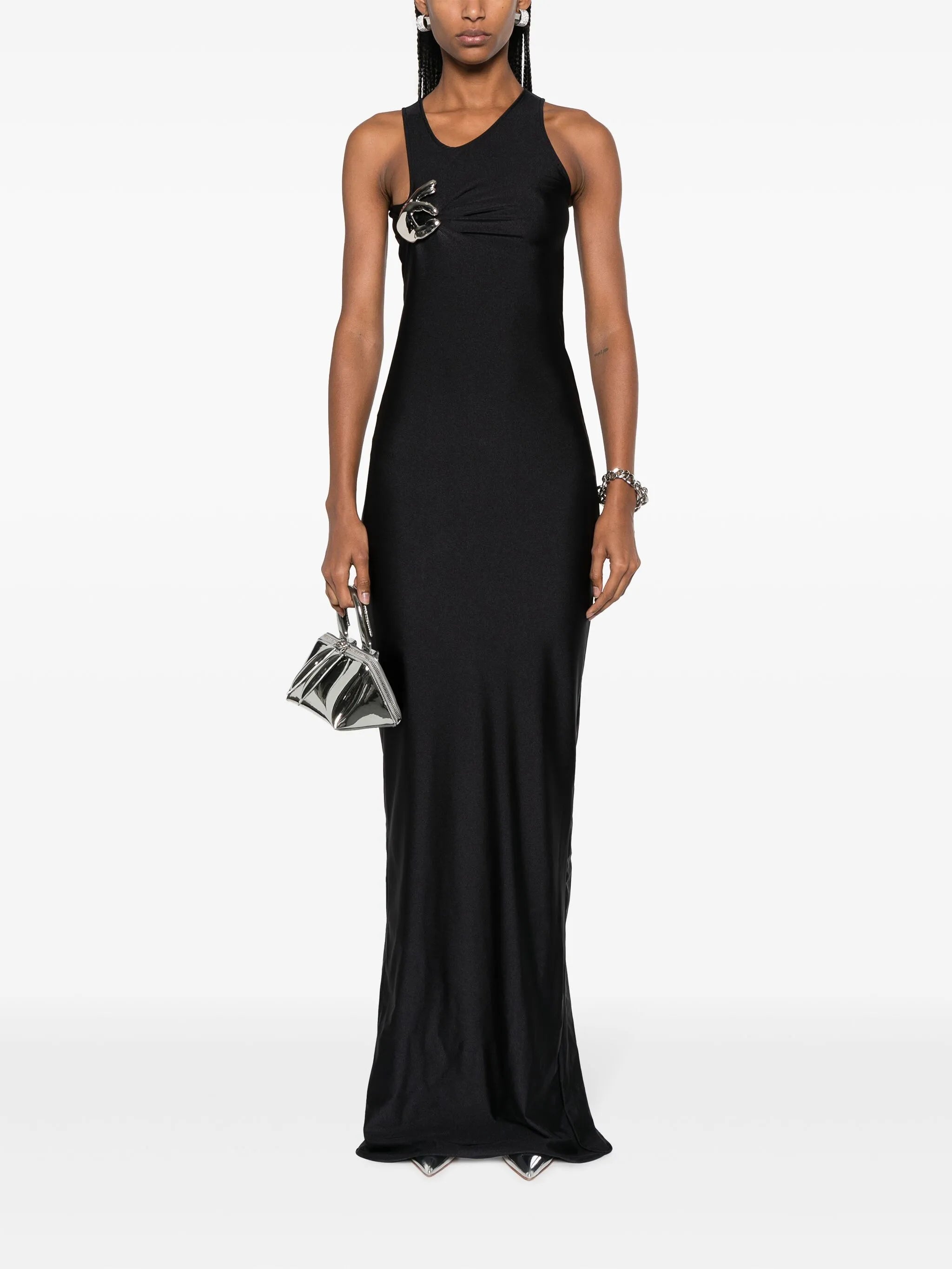 Single Emoji jersey maxi dress