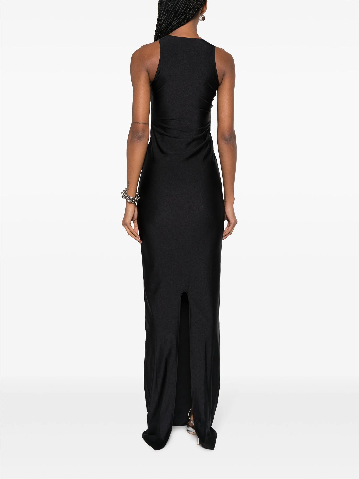 Single Emoji jersey maxi dress