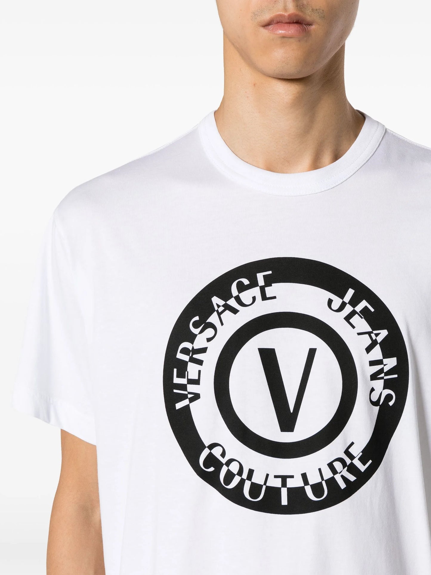 logo-print cotton T-shirt