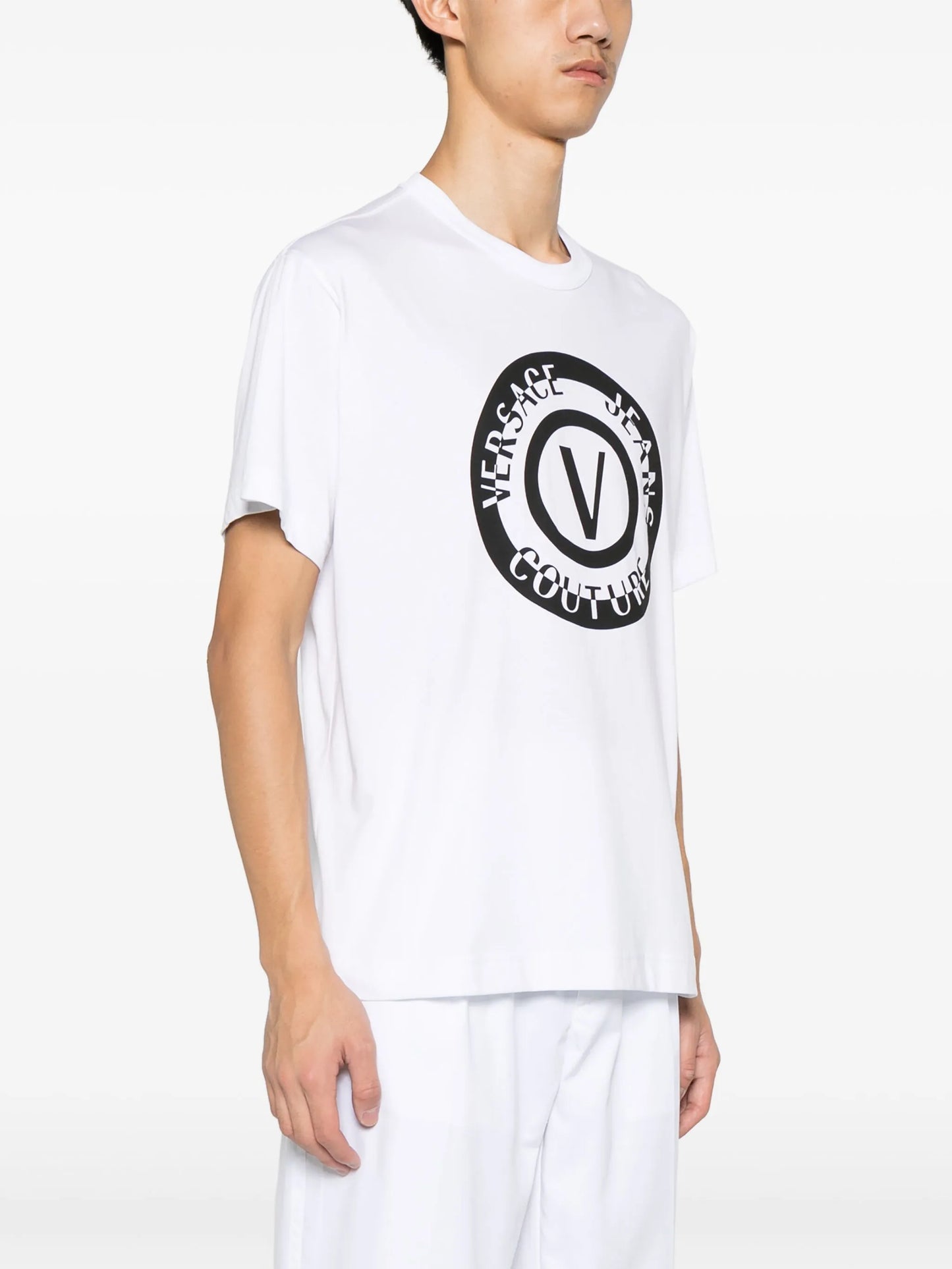 logo-print cotton T-shirt