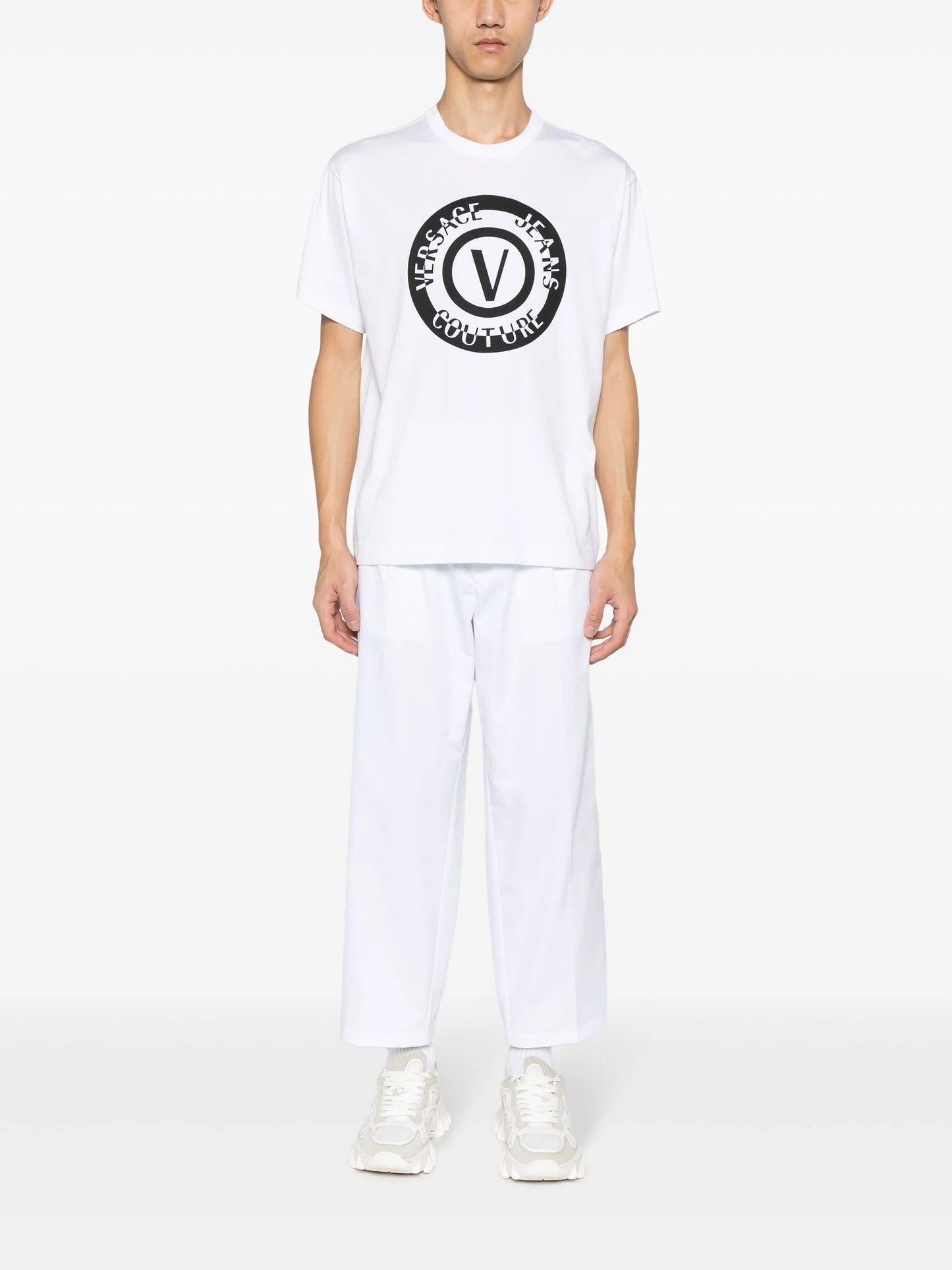 logo-print cotton T-shirt